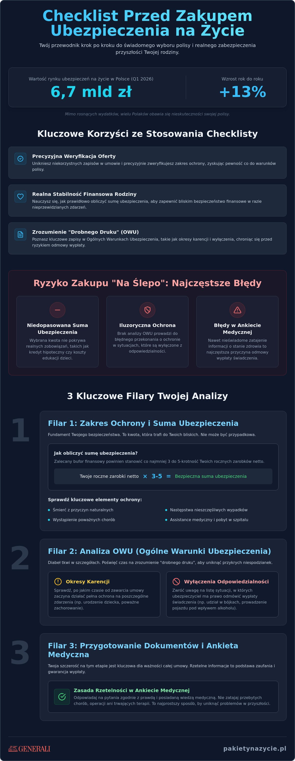 Checklist przed zakupem ubezpieczenia