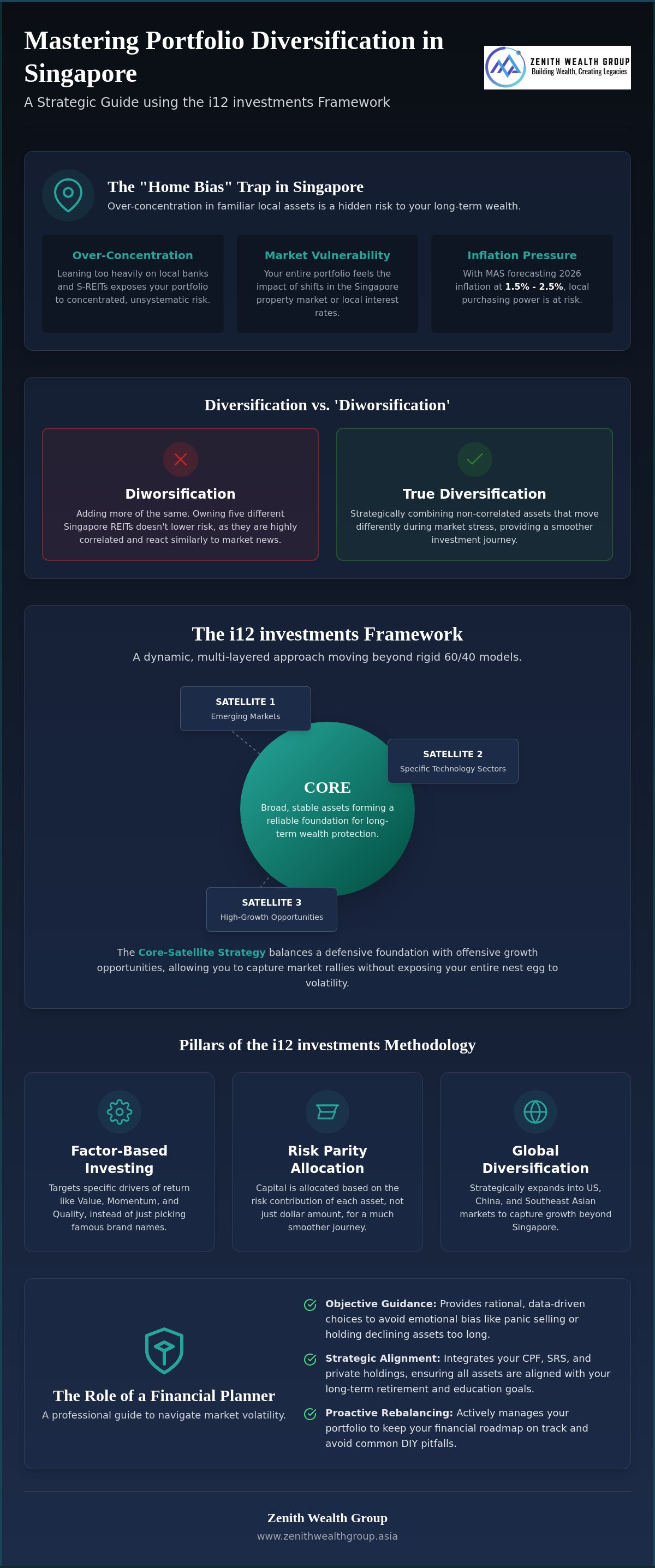 Diversification strategies for investment portfolio Singapore