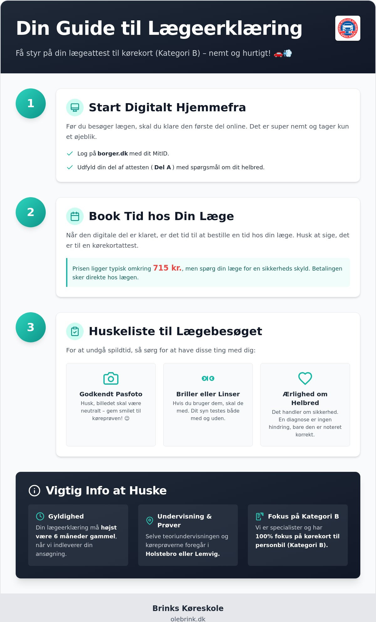 Lægeerklæring kørekort Struer