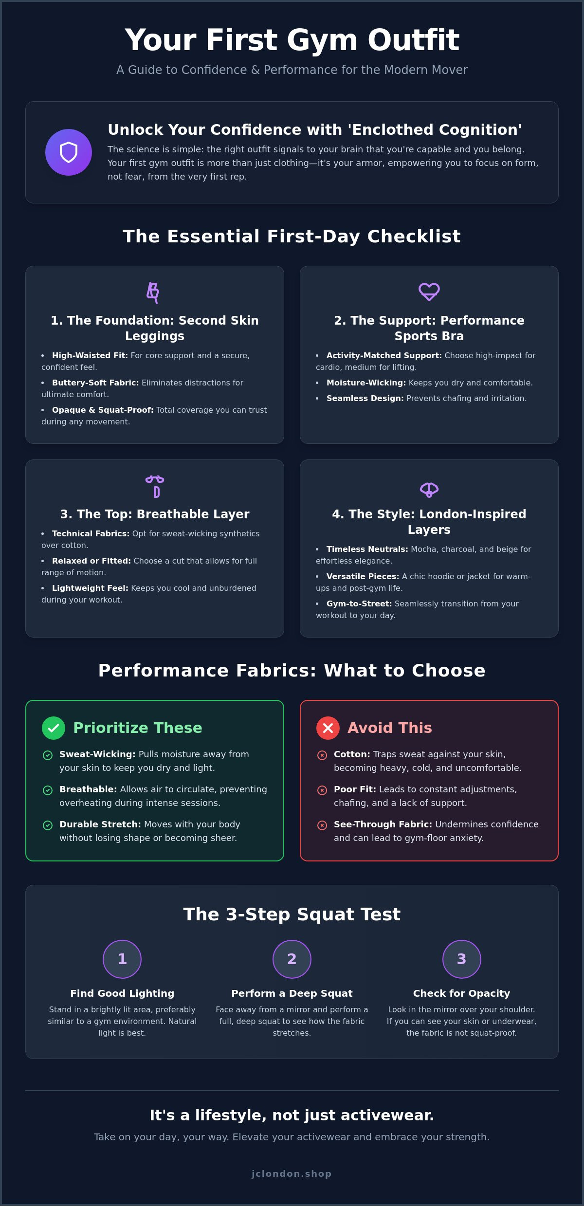What to wear for first time at the gym