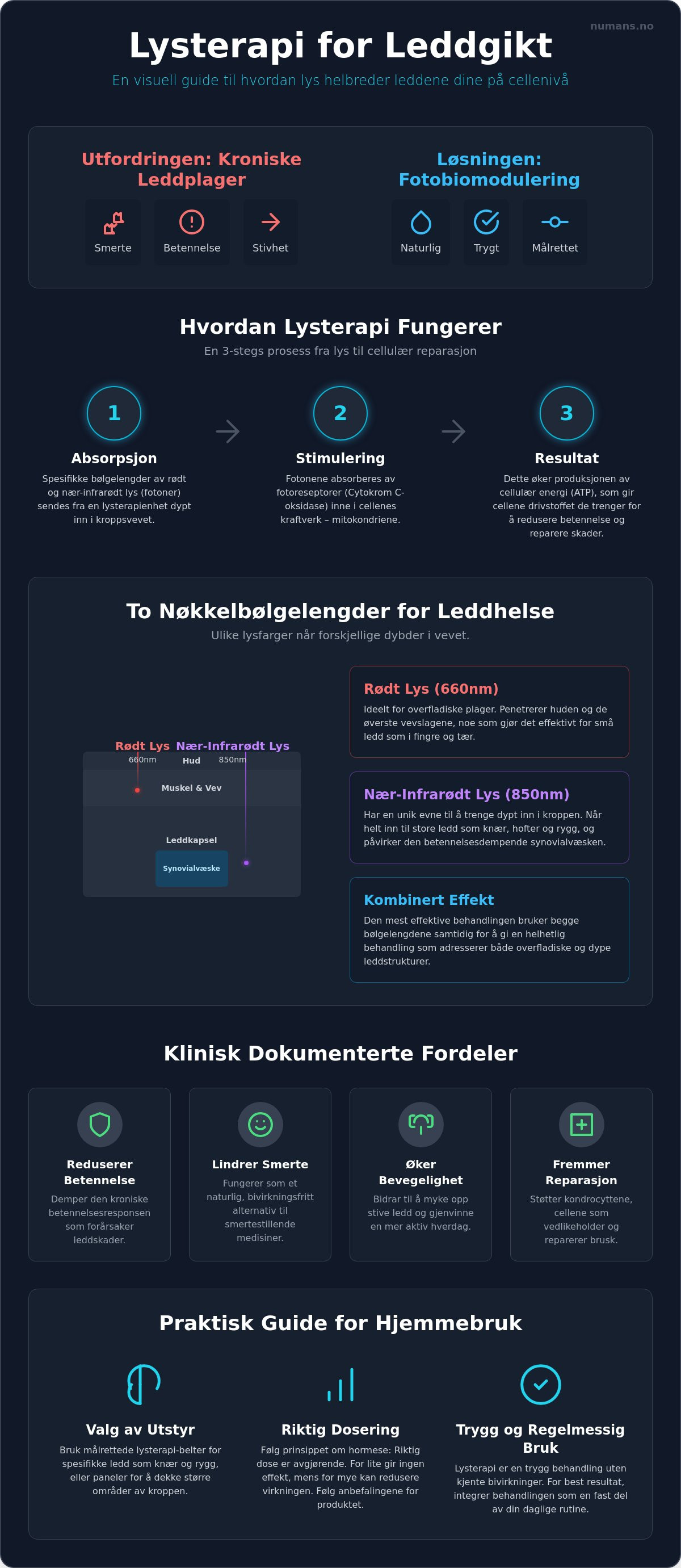 Lysterapi for leddgikt
