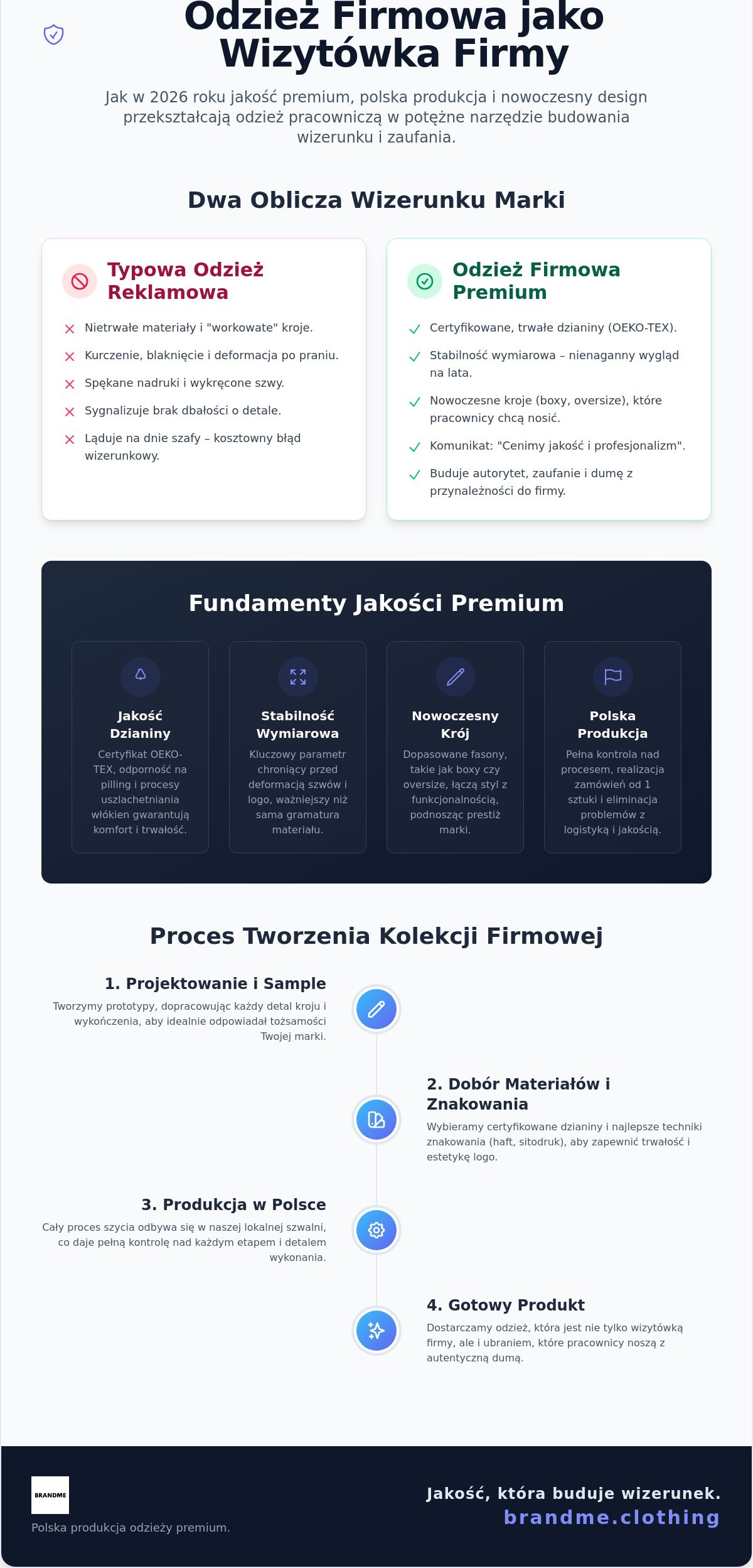 Odzież firmowa jako wizytówka firmy