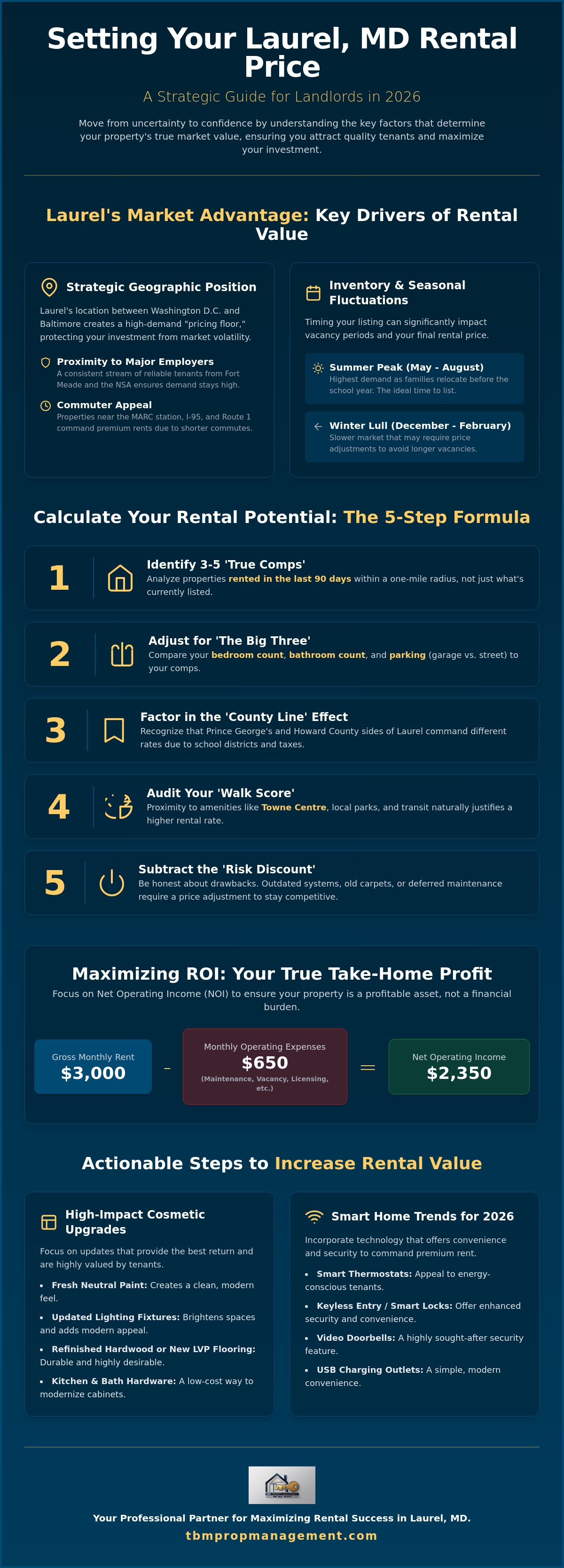 How much can i rent my house for in laurel md