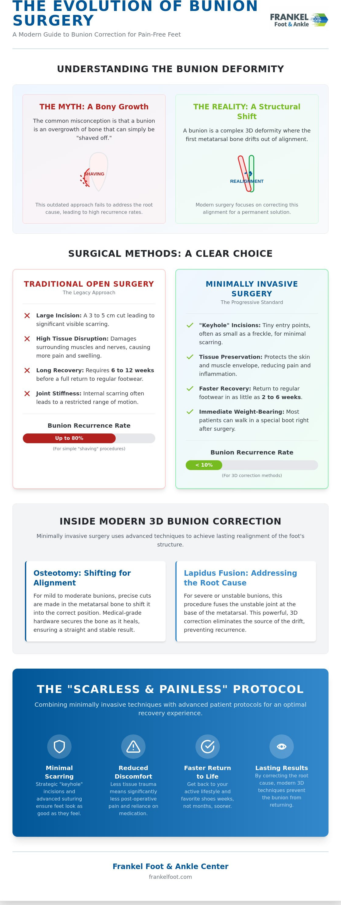 Types of bunion surgery