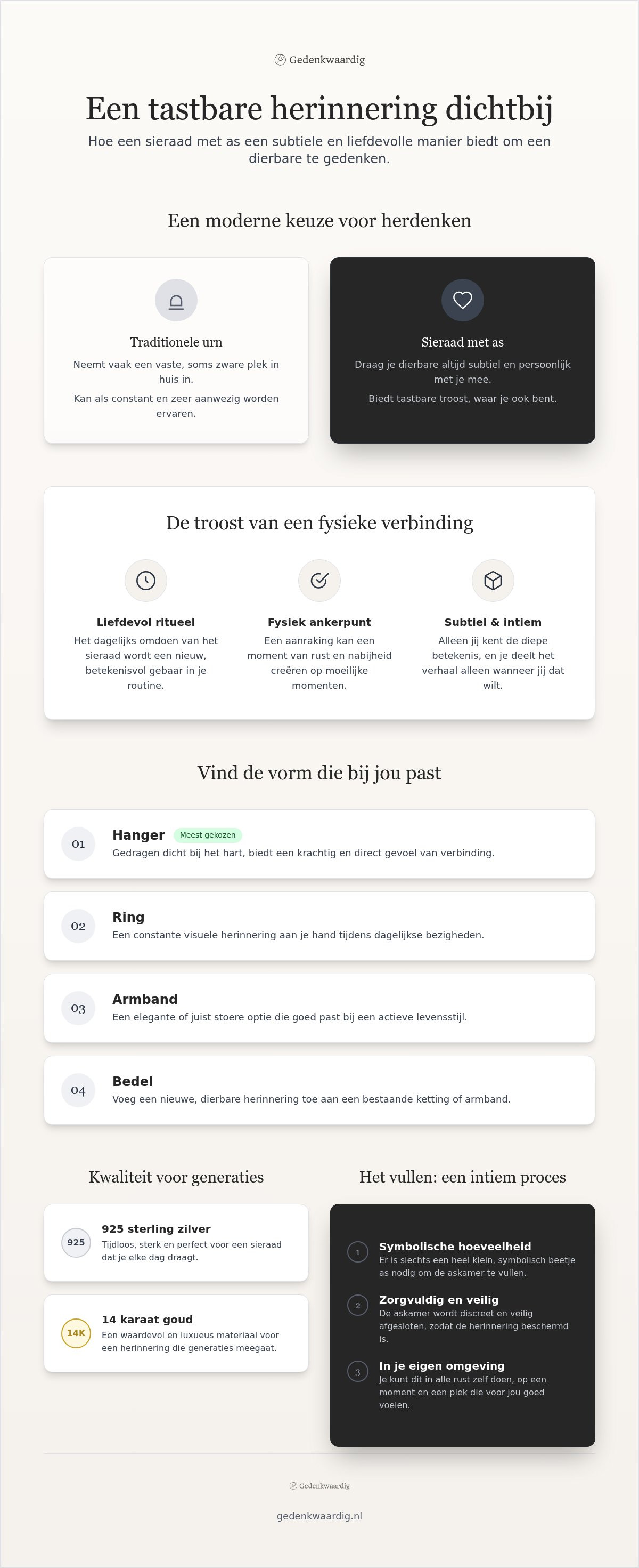 Sieraad met as
