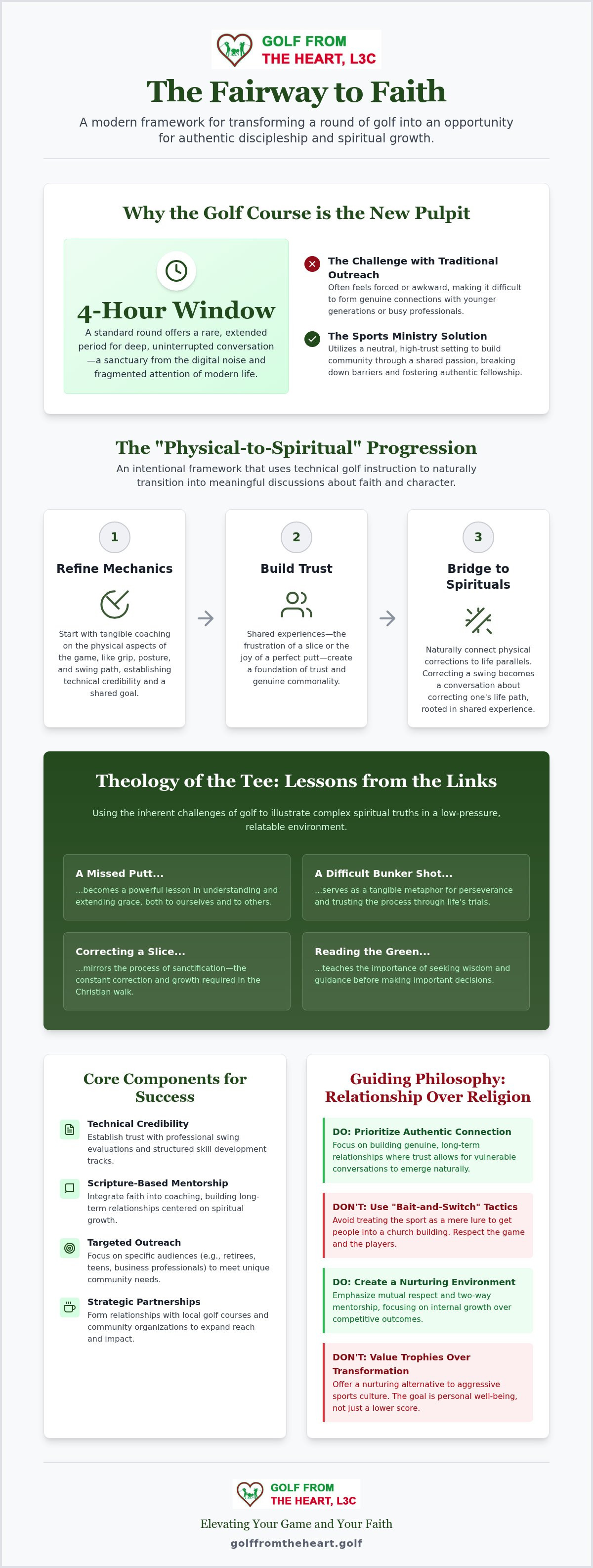 Golf evangelism program