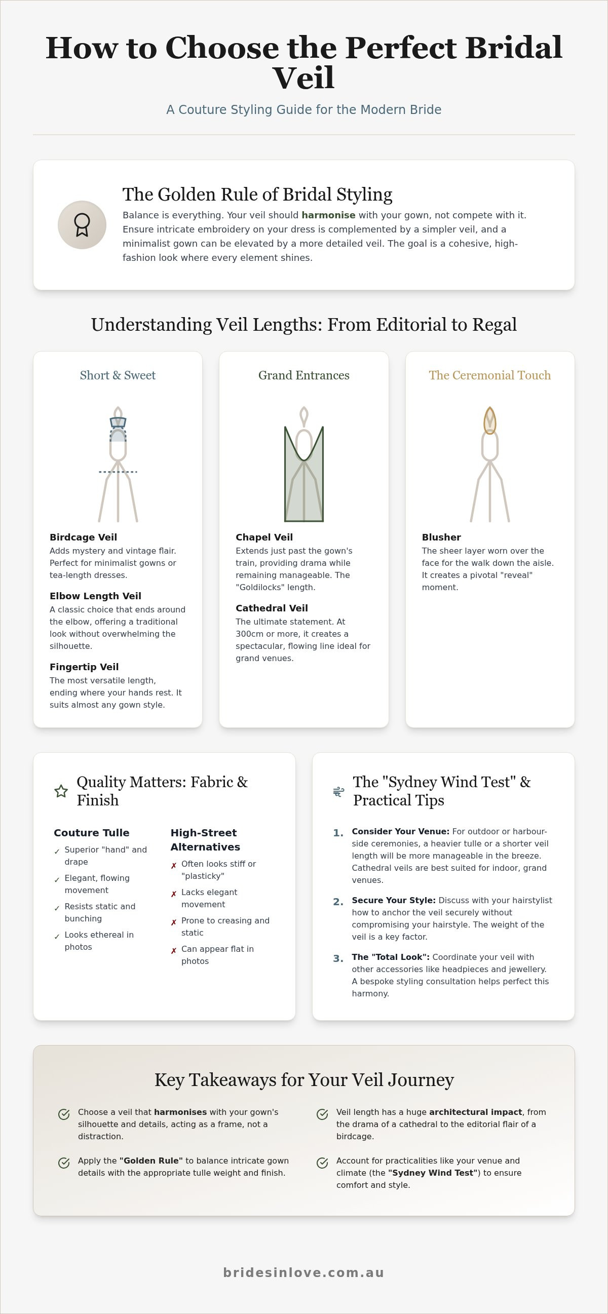How to choose a bridal veil