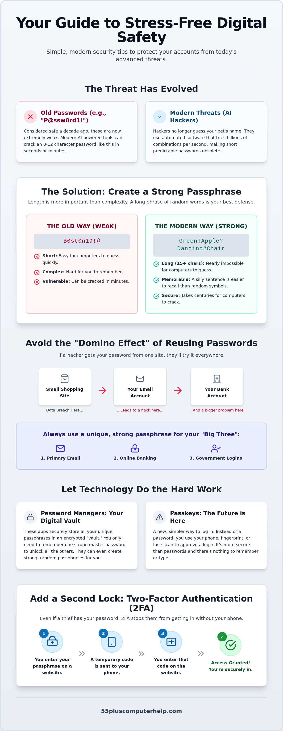 Password security tips for seniors