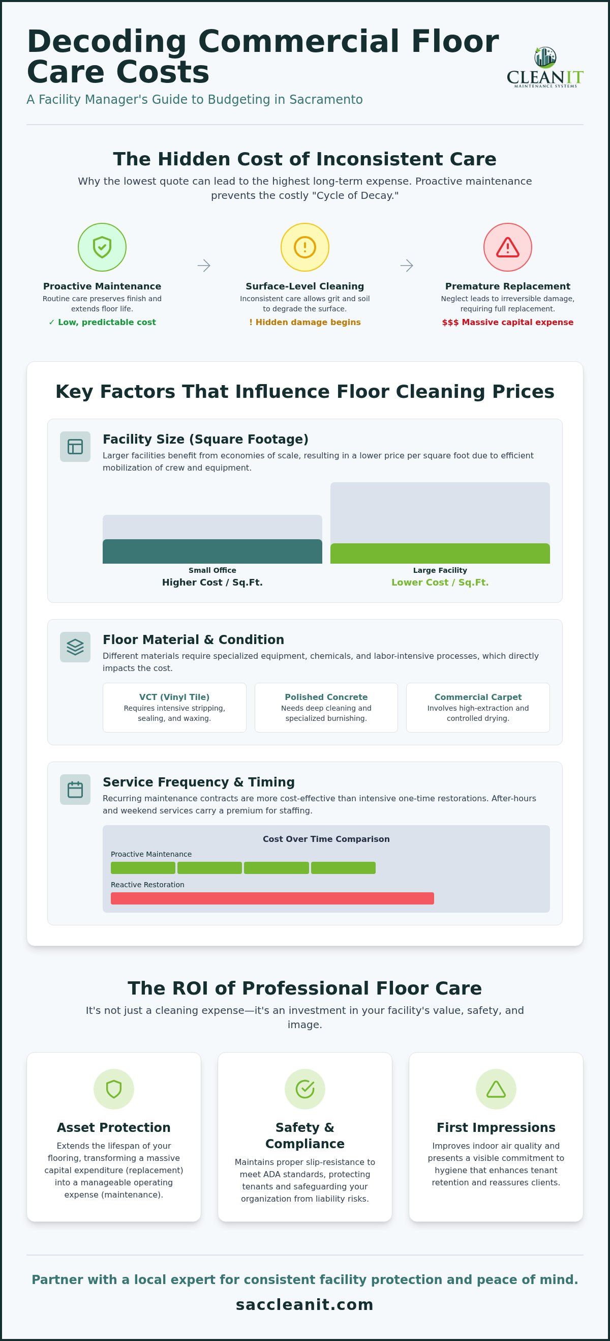 Commercial floor cleaning services prices Sacramento