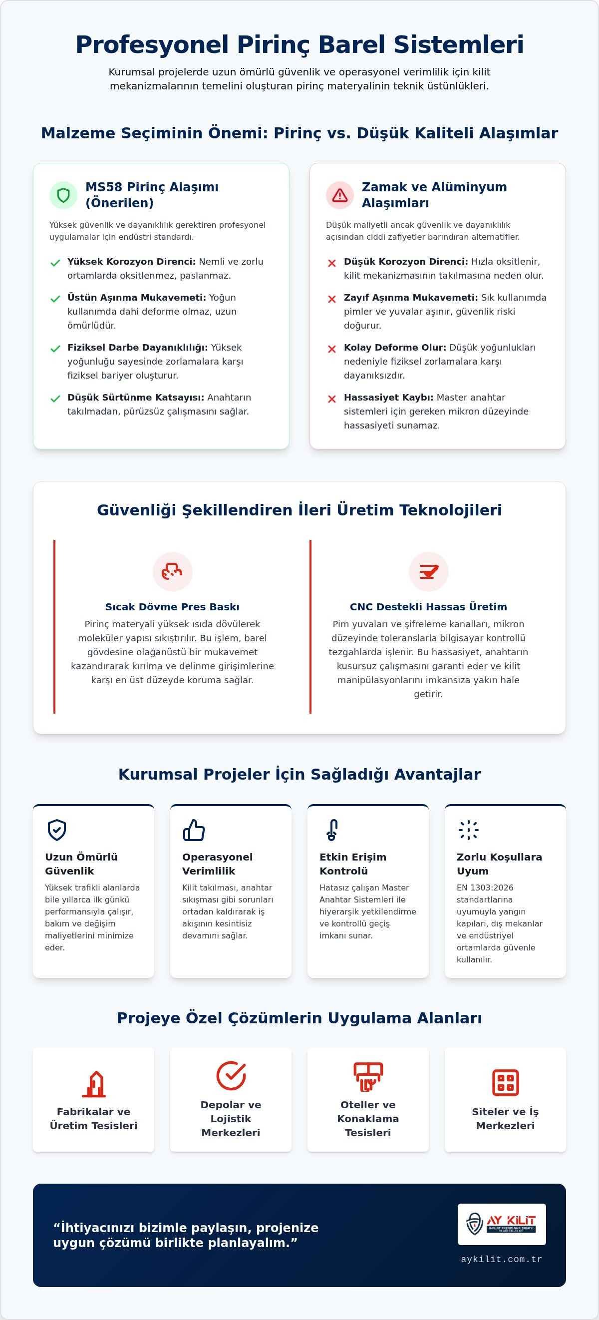 Pirinç barel üreticileri
