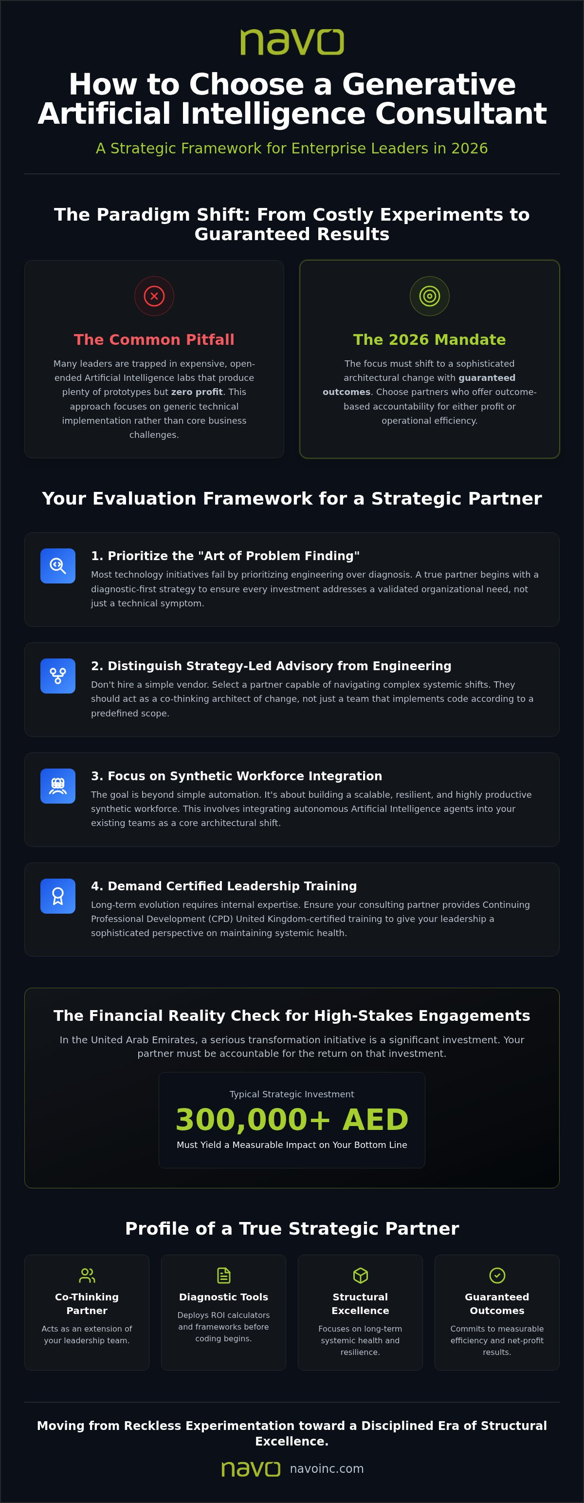 How to choose a generative AI consultant