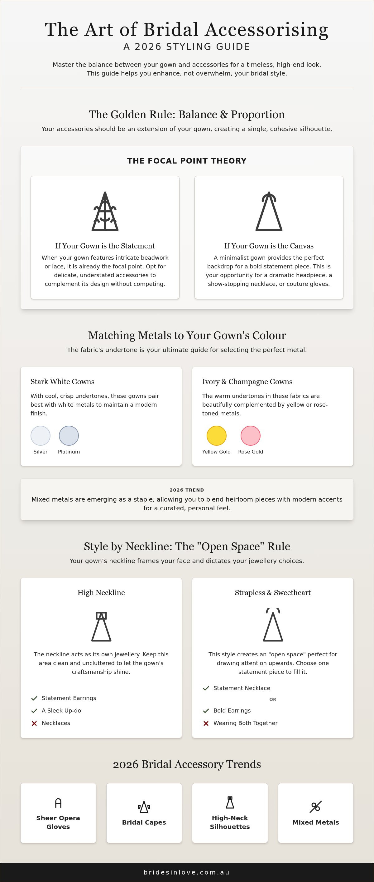 How to accessorize a wedding dress