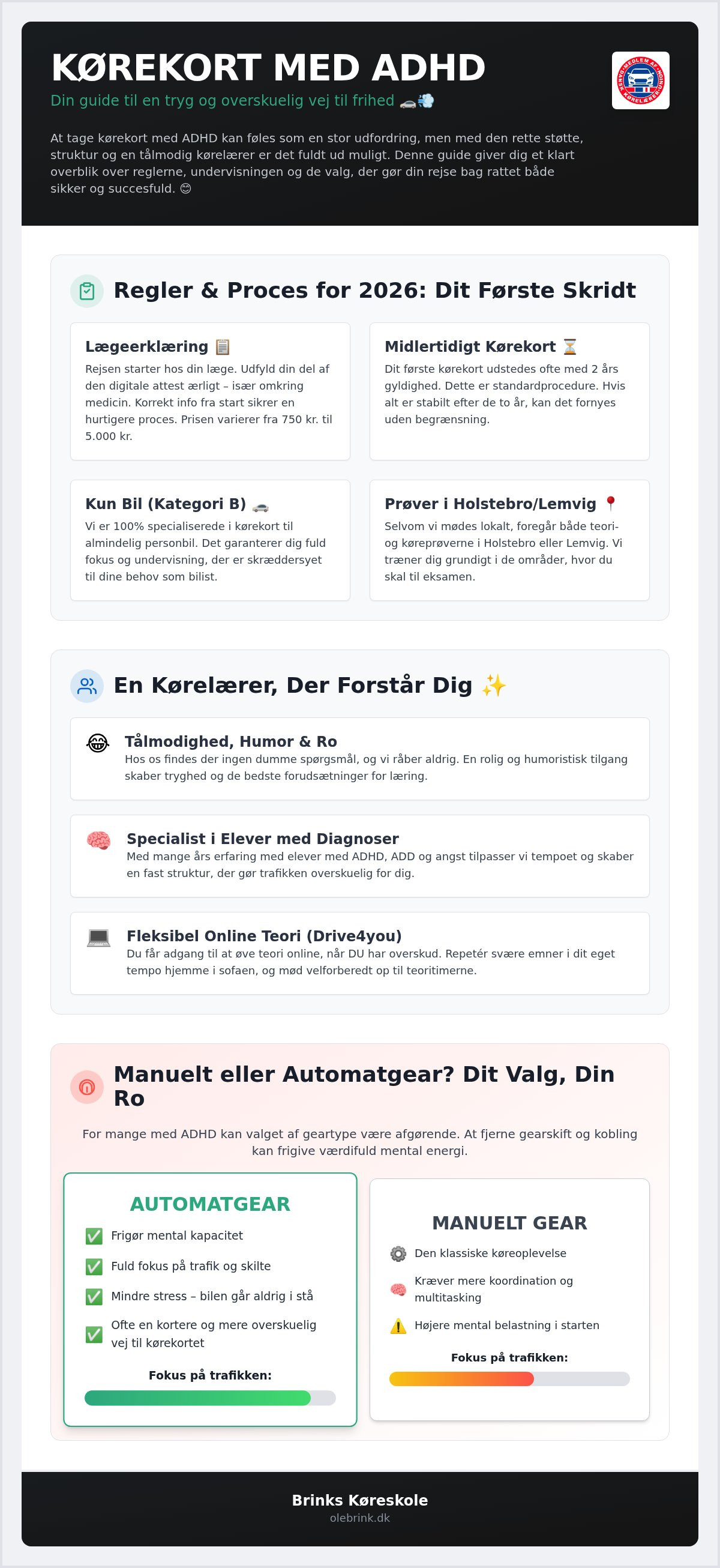 Kørekort med ADHD Struer
