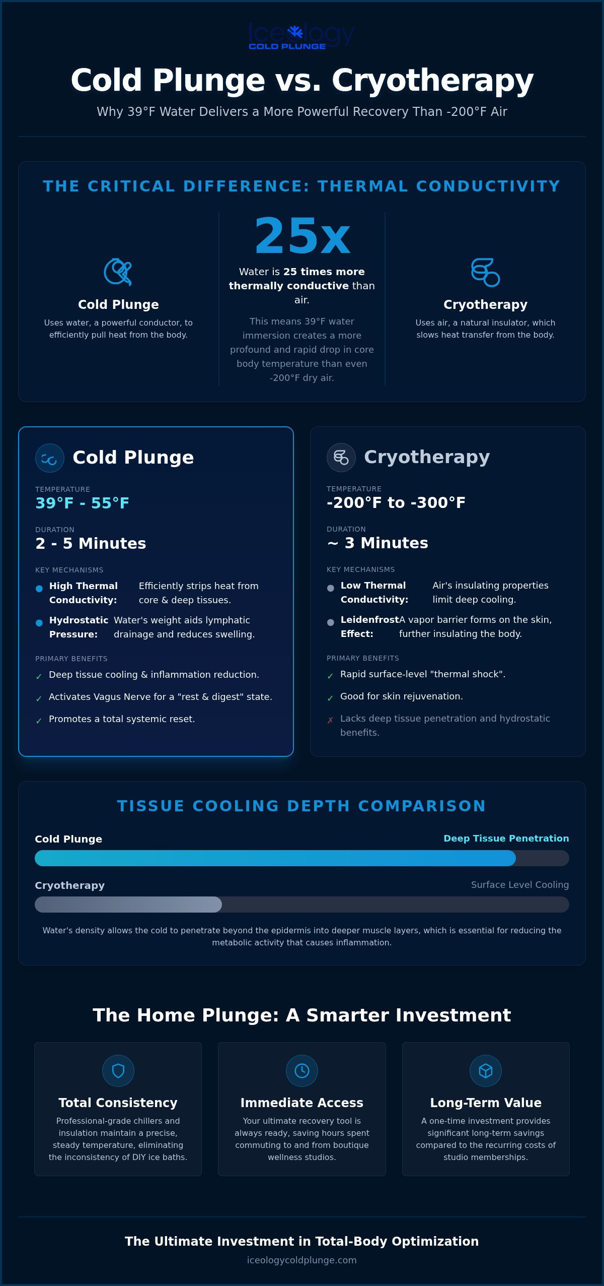 Cold plunge vs cryotherapy