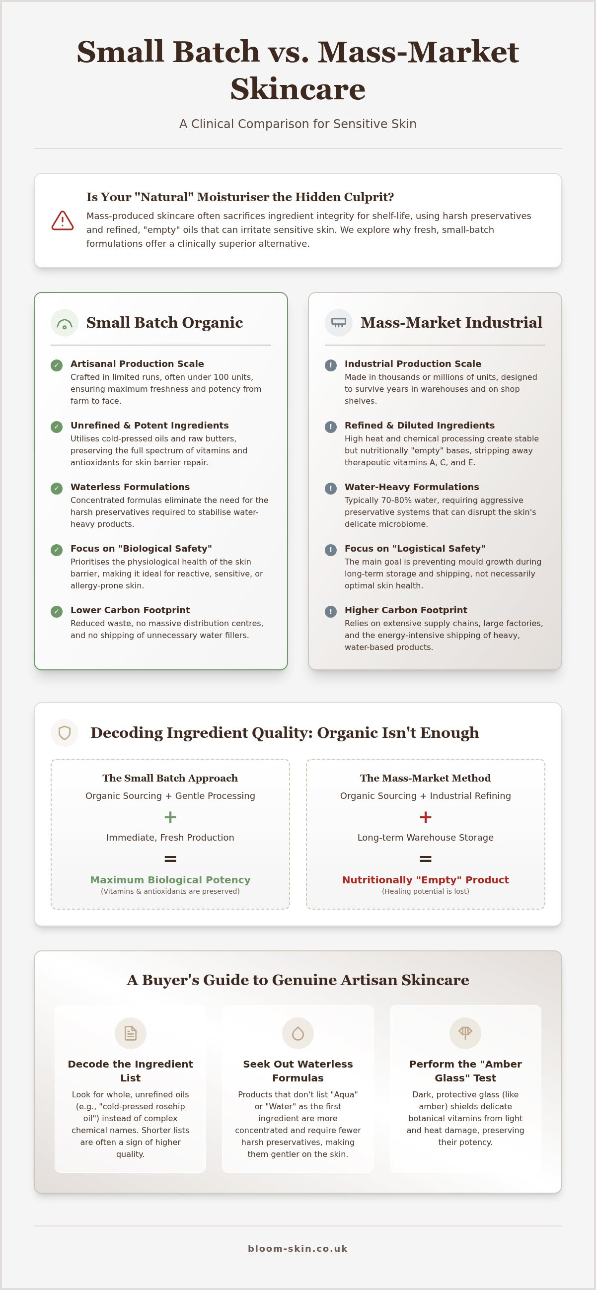 Small batch organic beauty