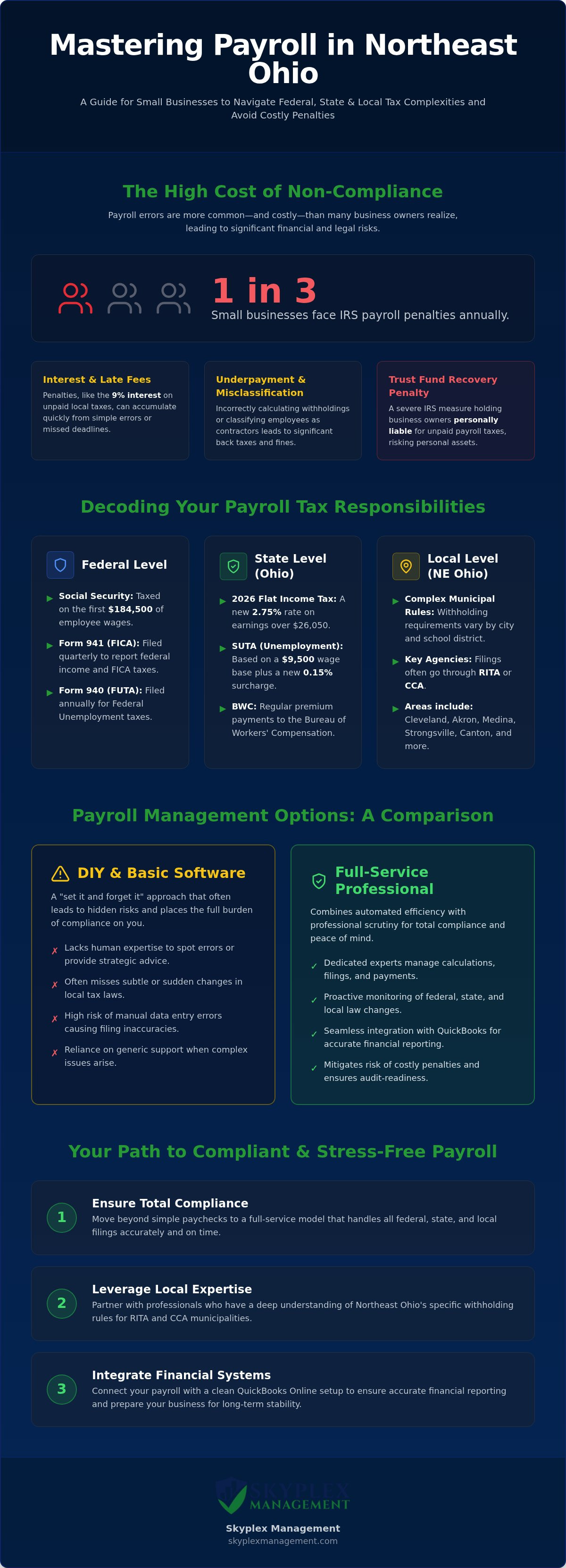 Small business payroll processing