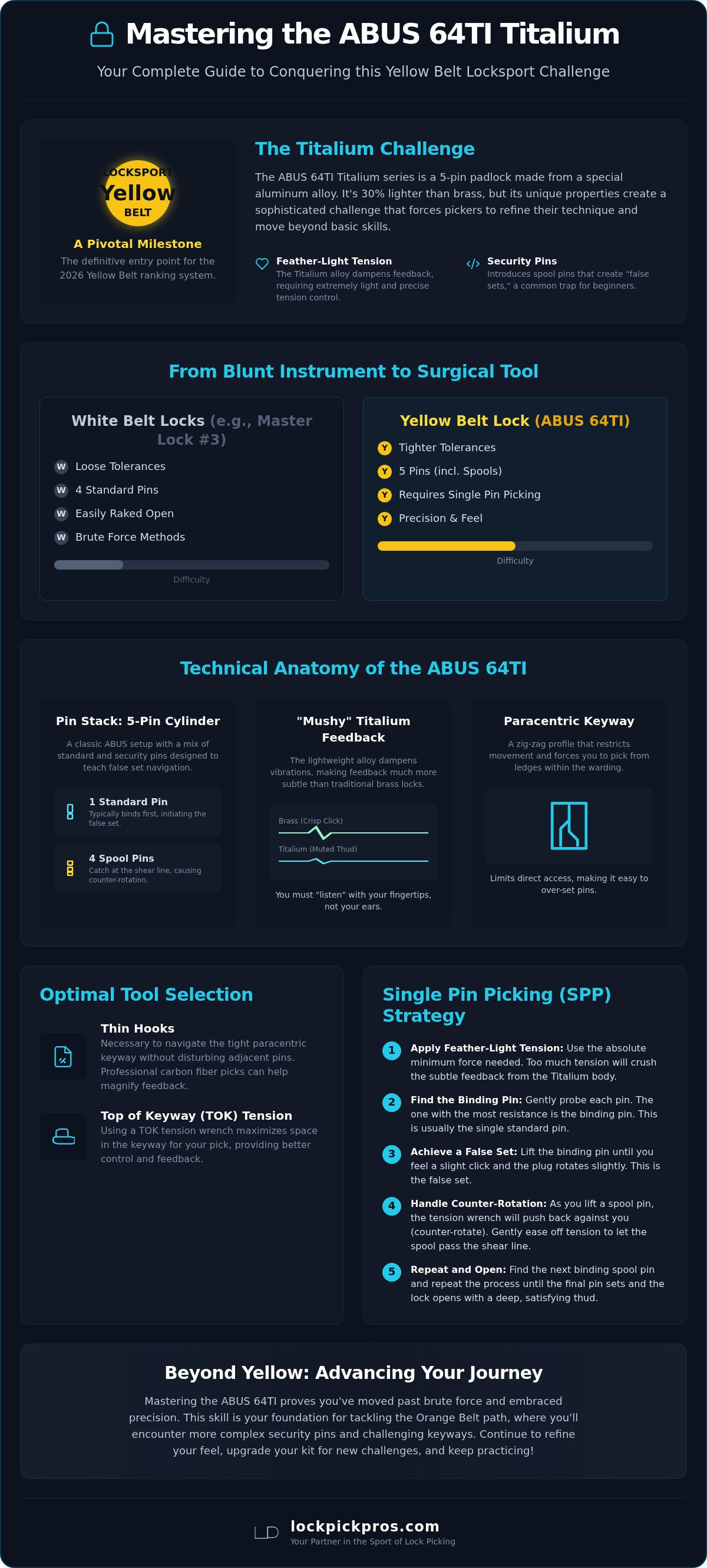How to pick ABUS 64TI