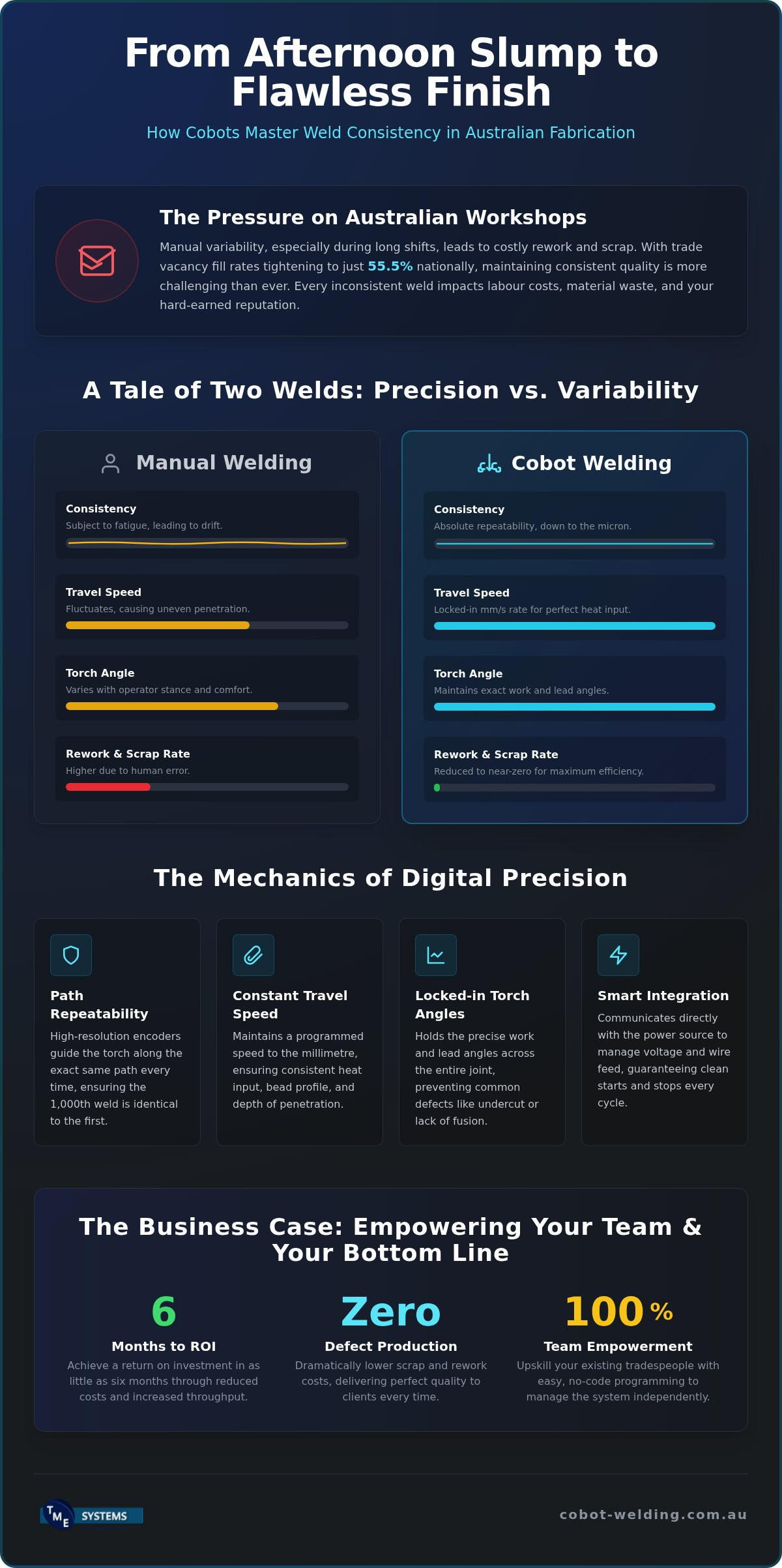 How cobots improve weld consistency