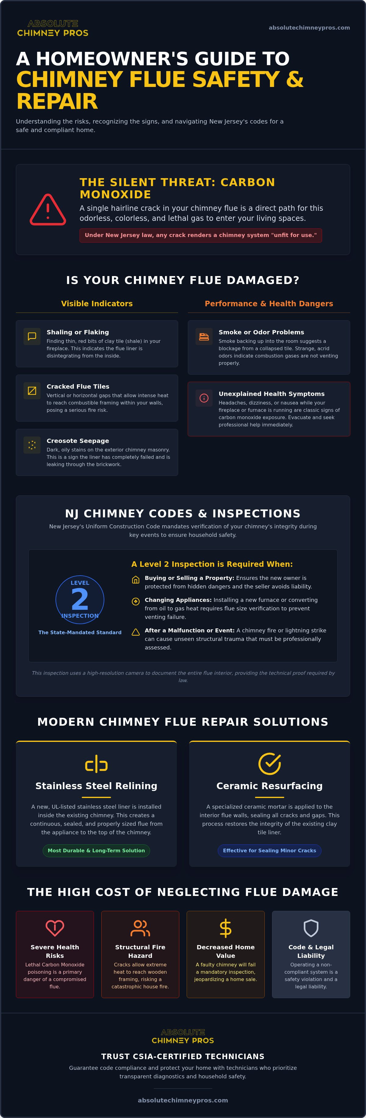Chimney flue repair NJ