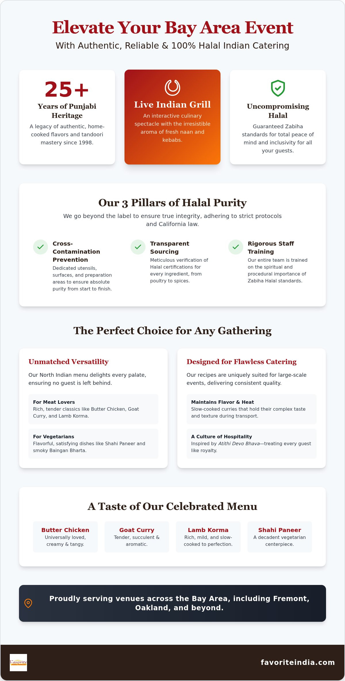 Halal Indian food catering Bay Area
