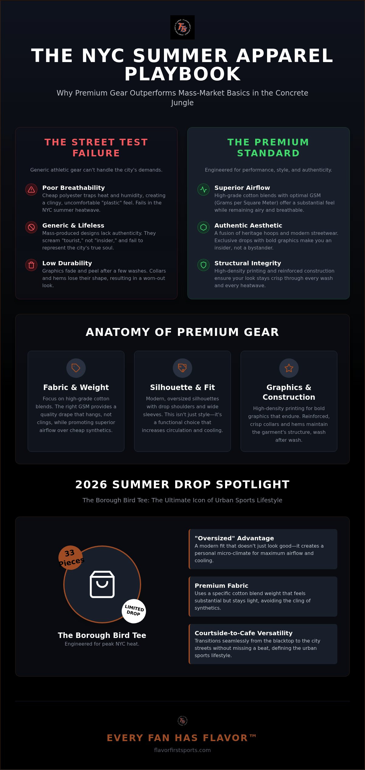 NYC summer sports apparel