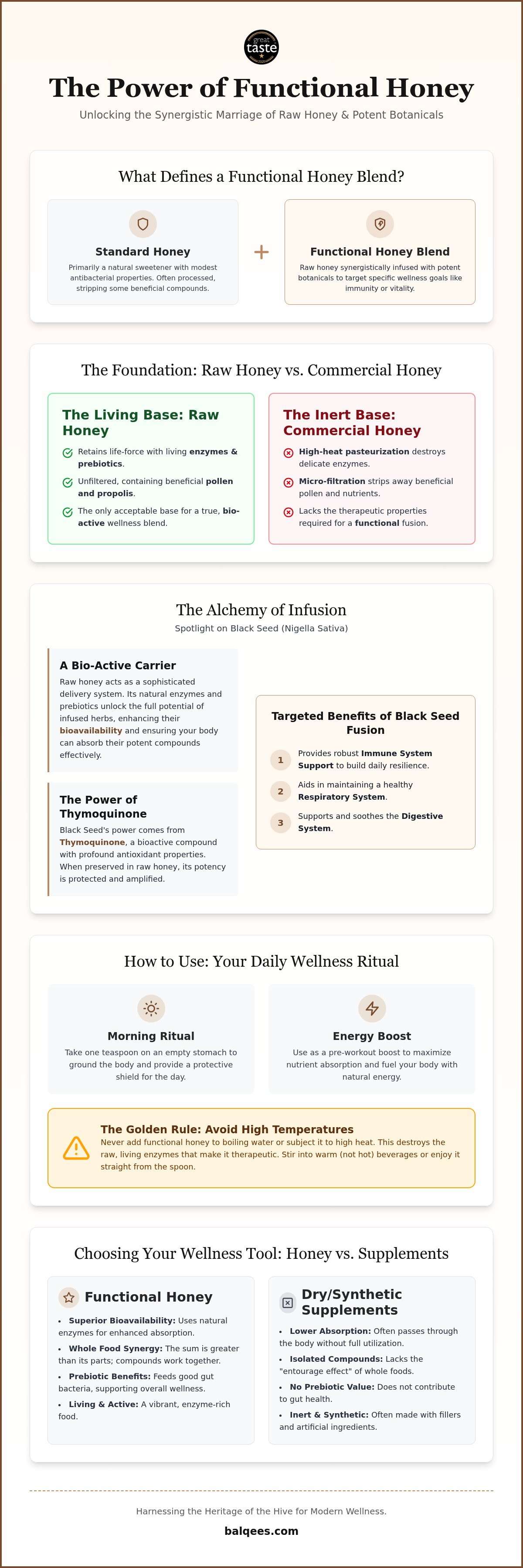 How to use functional honey blends