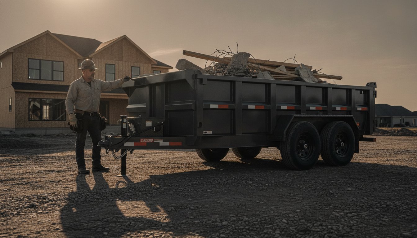 10k Dump Trailer Rental in Omaha: A 6x12 and 7x12 Payload Guide