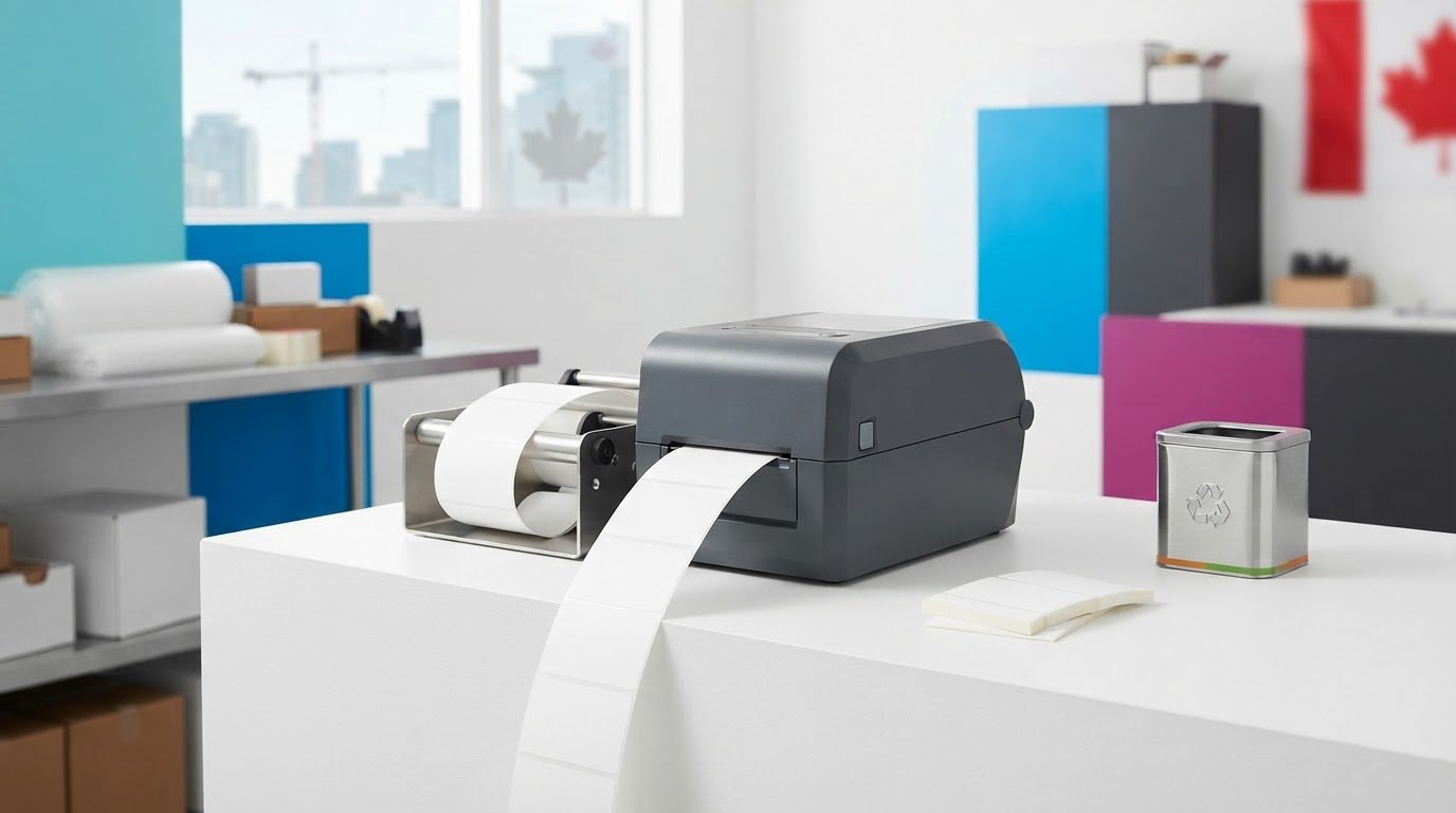 2 1/4 Linerless Thermal Labels: The Canadian Business Guide to Efficiency