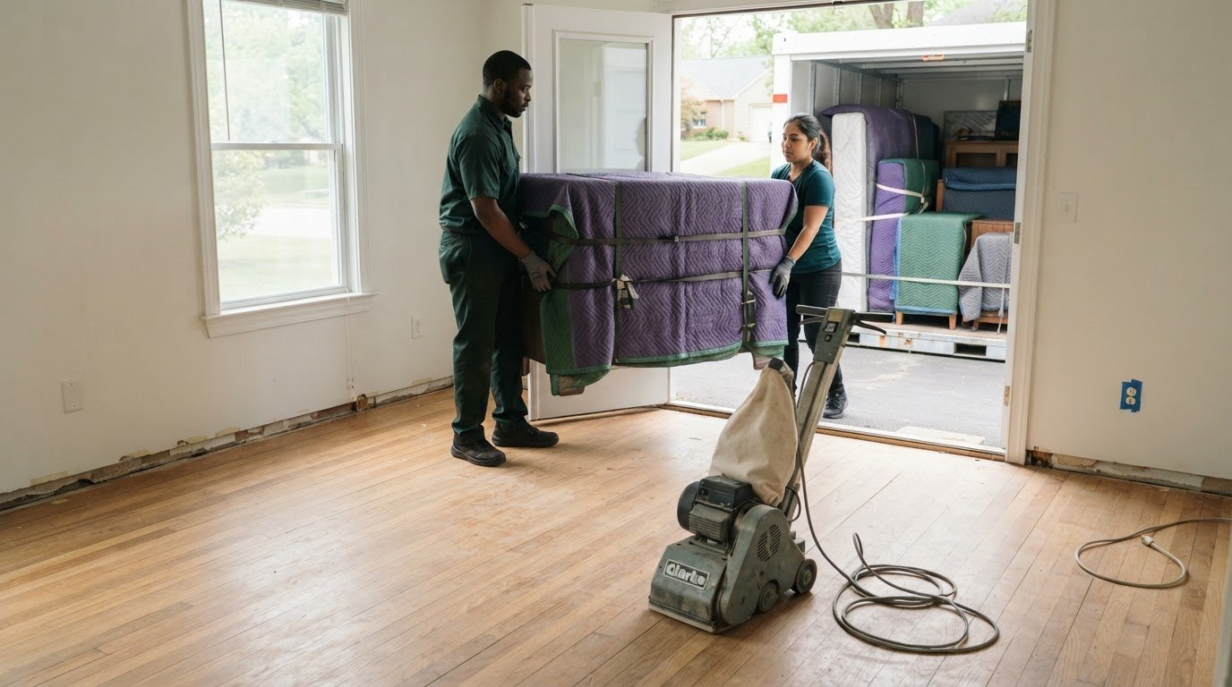 2 Flooring Prep Tips for Moving Bedroom Furniture Into a Pod