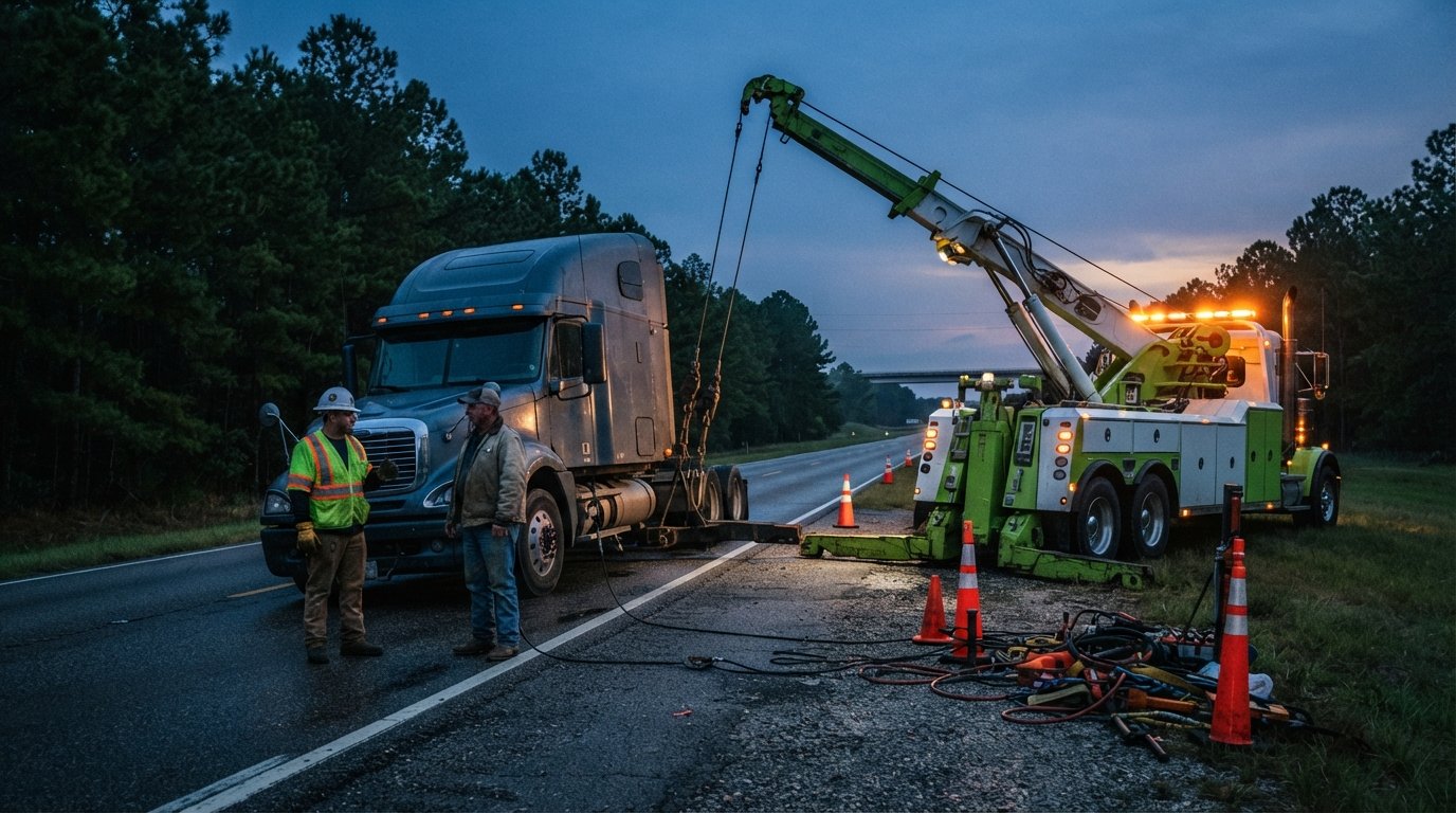 24-Hour Roadside Assistance in Liberty County: Reliable Heavy-Duty Support