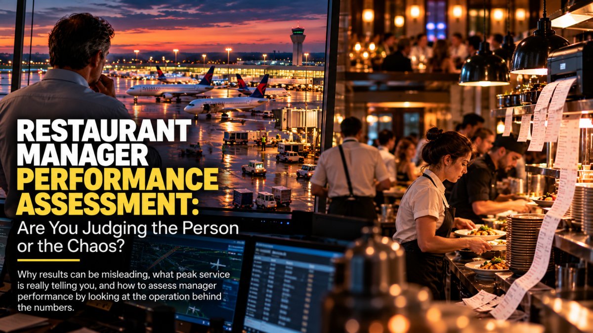 Restaurant Manager Performance Assessment: Are You Measuring the Manager or the Operation?