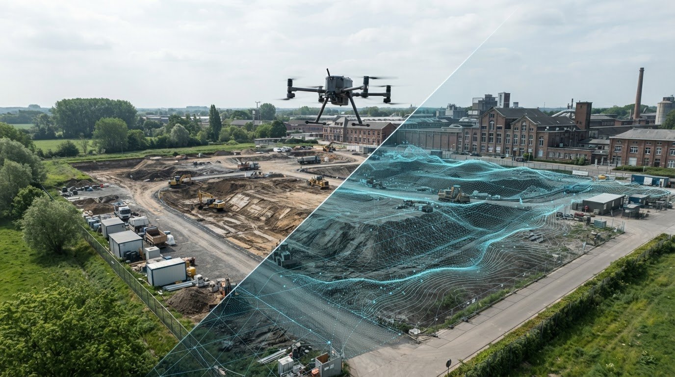 3D-opmeting van een terrein: van dronegegevens naar een bruikbaar terreinmodel