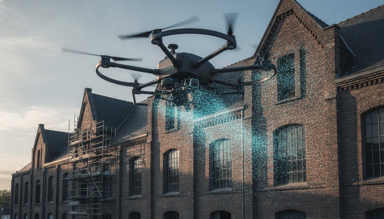 3d scan gebouw drone: de complete gids voor nauwkeurige data en as-built plannen