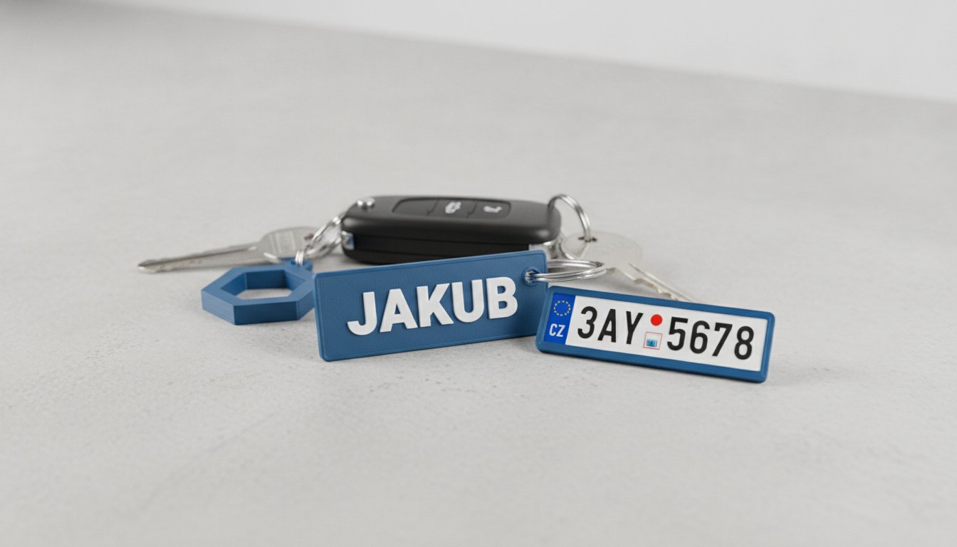3D tištěná klíčenka se jménem: Jak si nechat vyrobit originál na míru (2026)