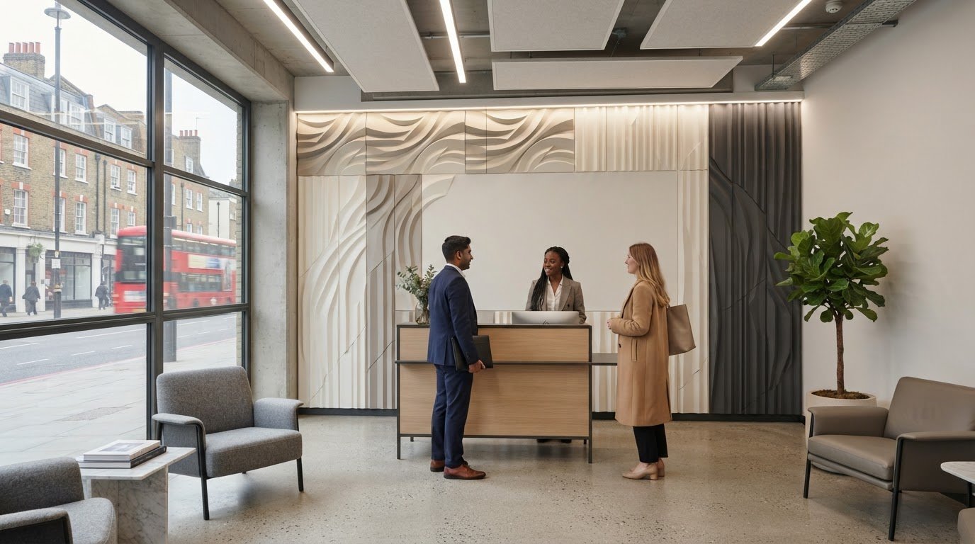 3D Wall Panels for Office Reception: Design a Memorable Welcome