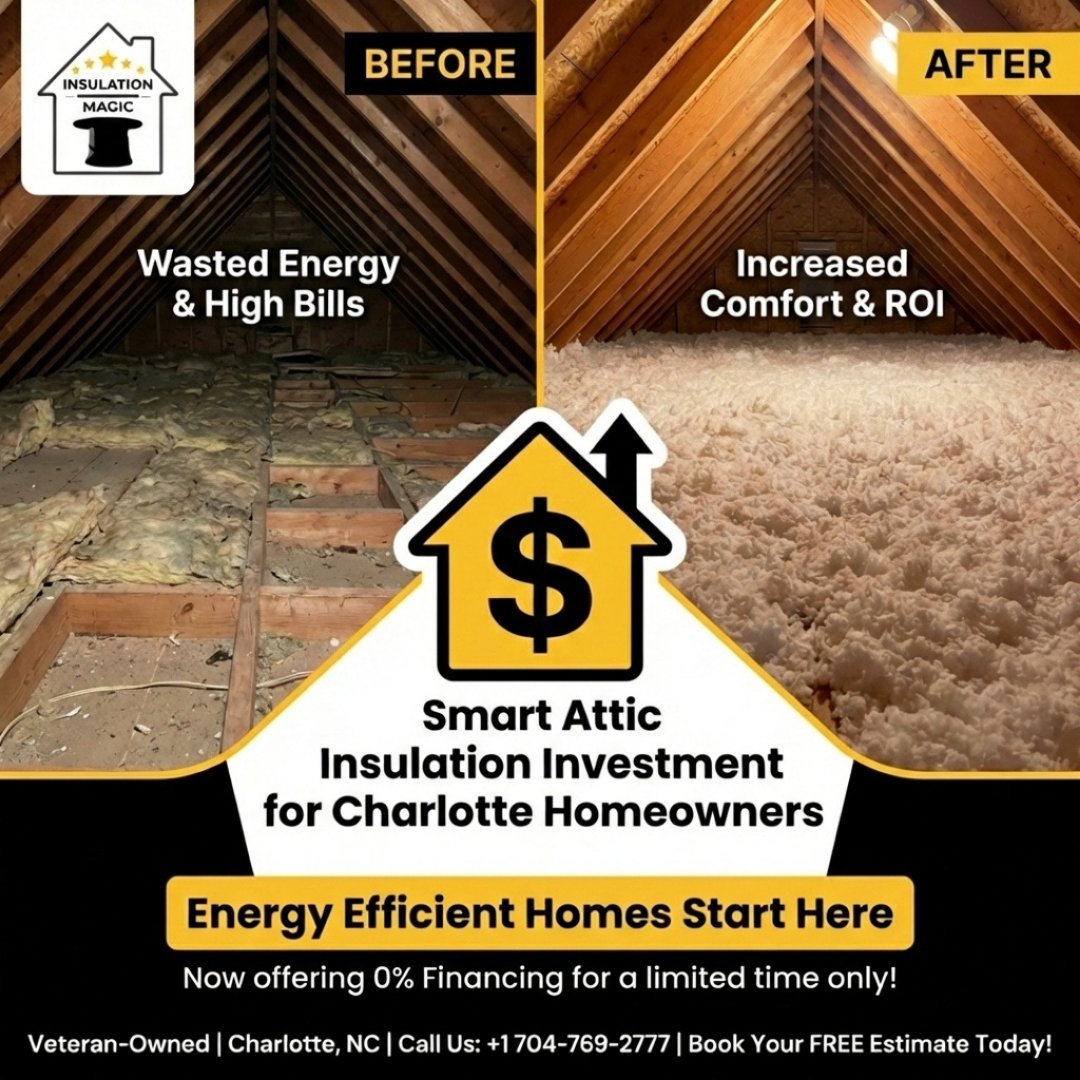 Garage Insulation in Charlotte, NC: A Homeowner’s Guide to Year-Round Comfort
