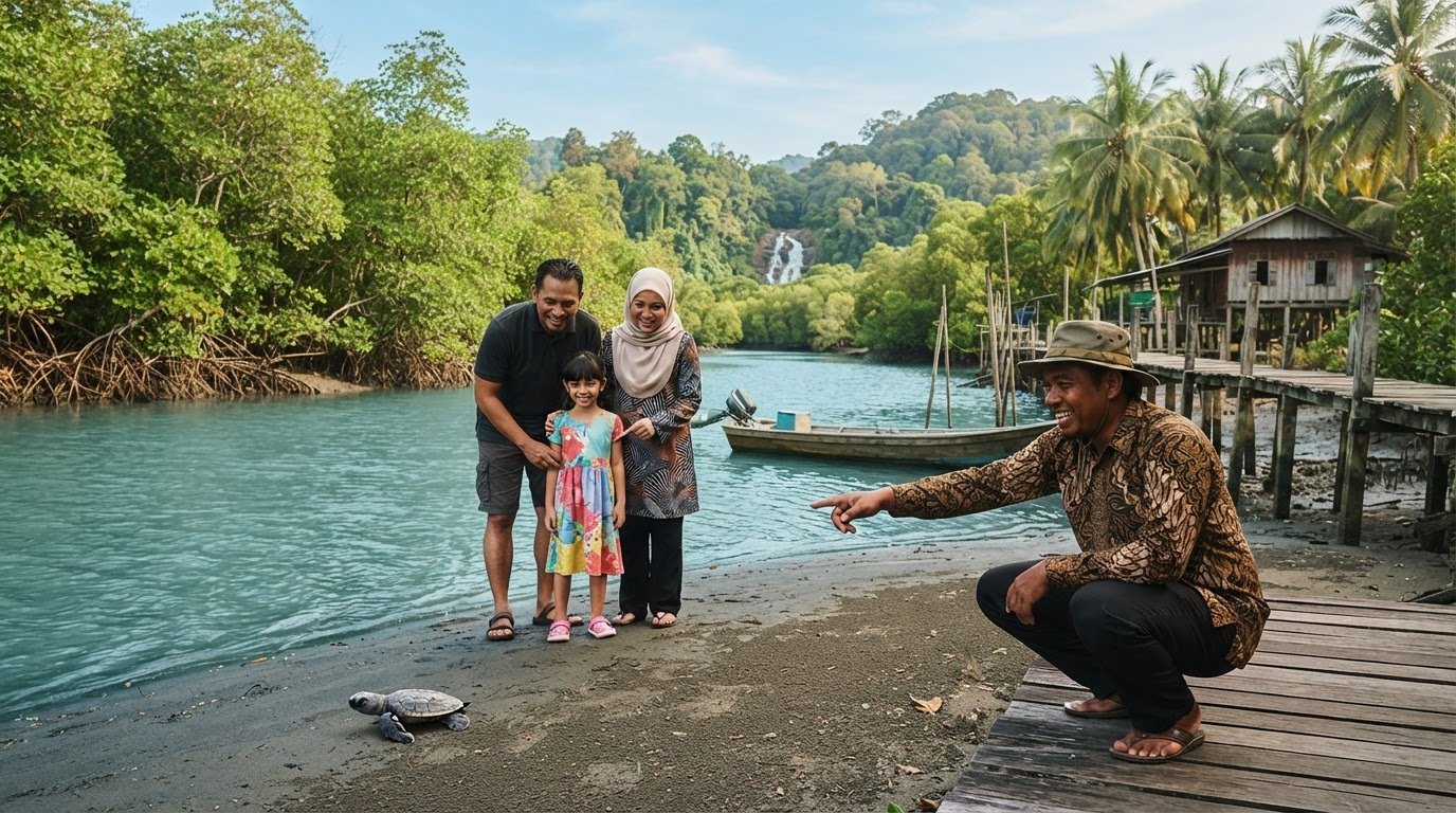 5 Family-friendly activities in Cherating, from turtles to waterfalls