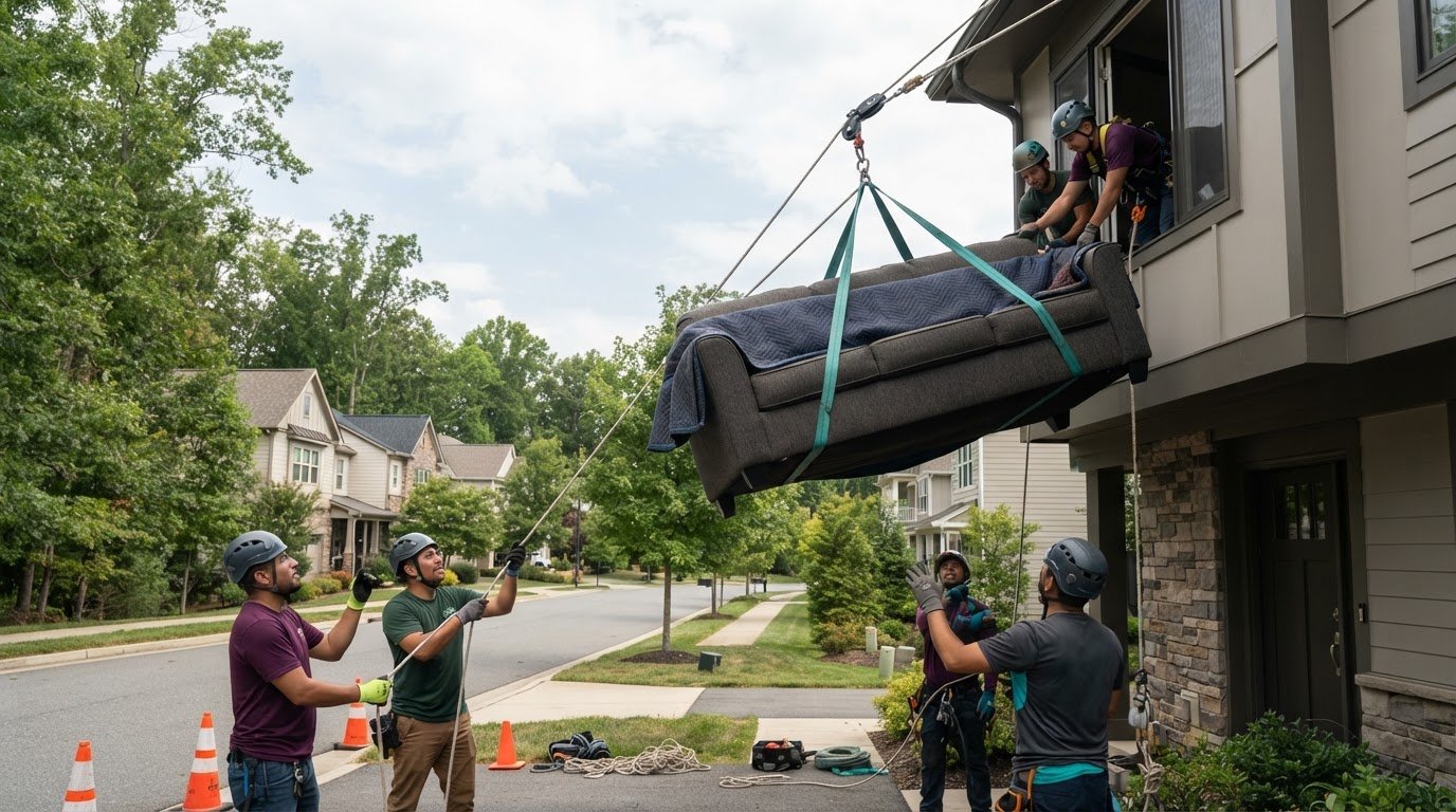 5 things to check before choosing furniture hoisting in Aldie