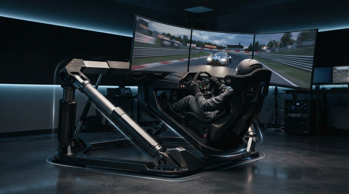 6DOF Motion Simulator Games Compared for Immersion and Response