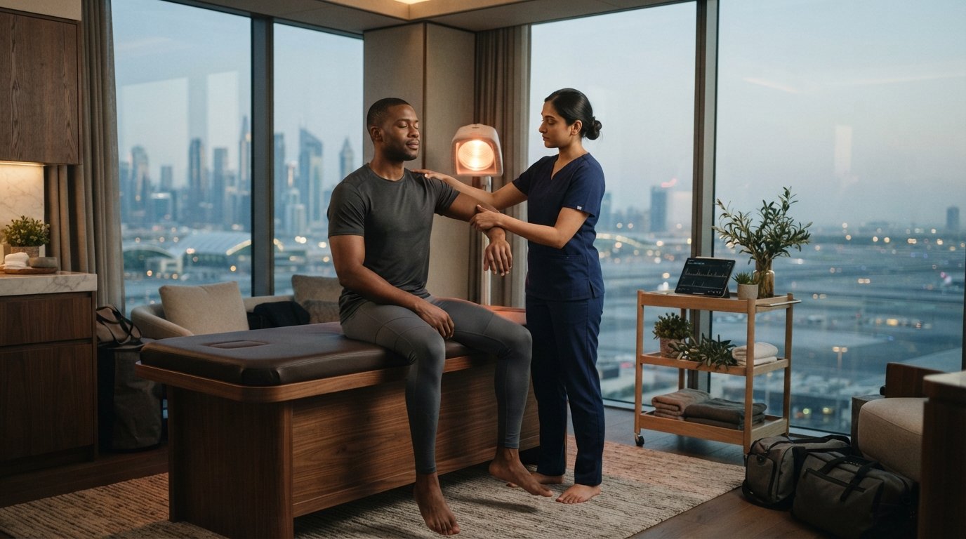 A 2026 Guide to Concierge Holistic Therapy for Professional Athletes