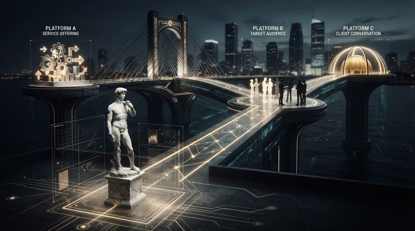 A client acquisition system for boutique agencies that fits