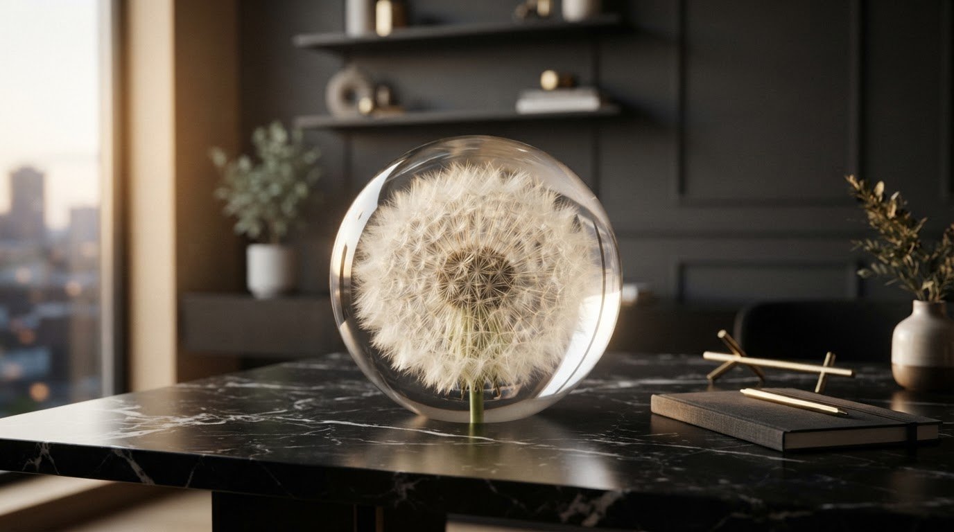 A Decorative Sphere for the Office: Choosing a Botanical Centrepiece