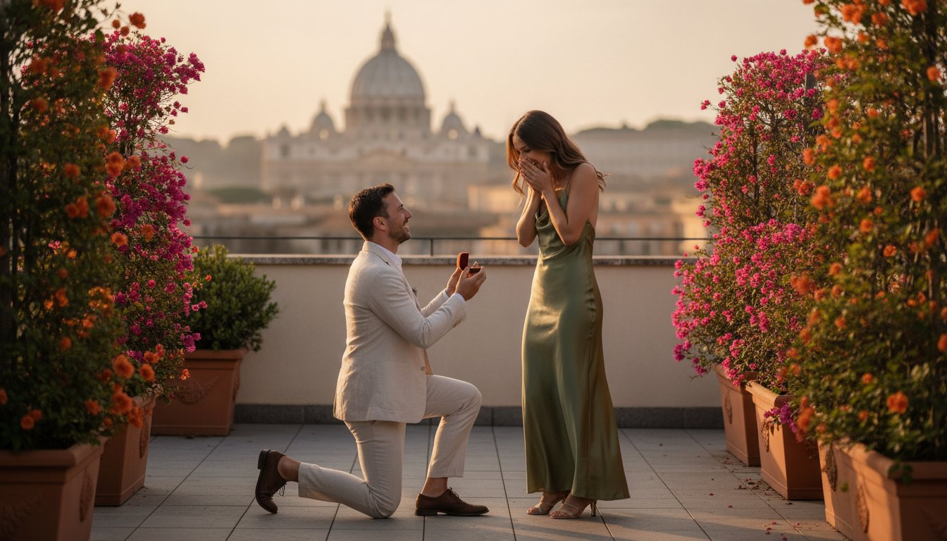 A Private Proposal in Rome: Avoiding the Crowds with Grace
