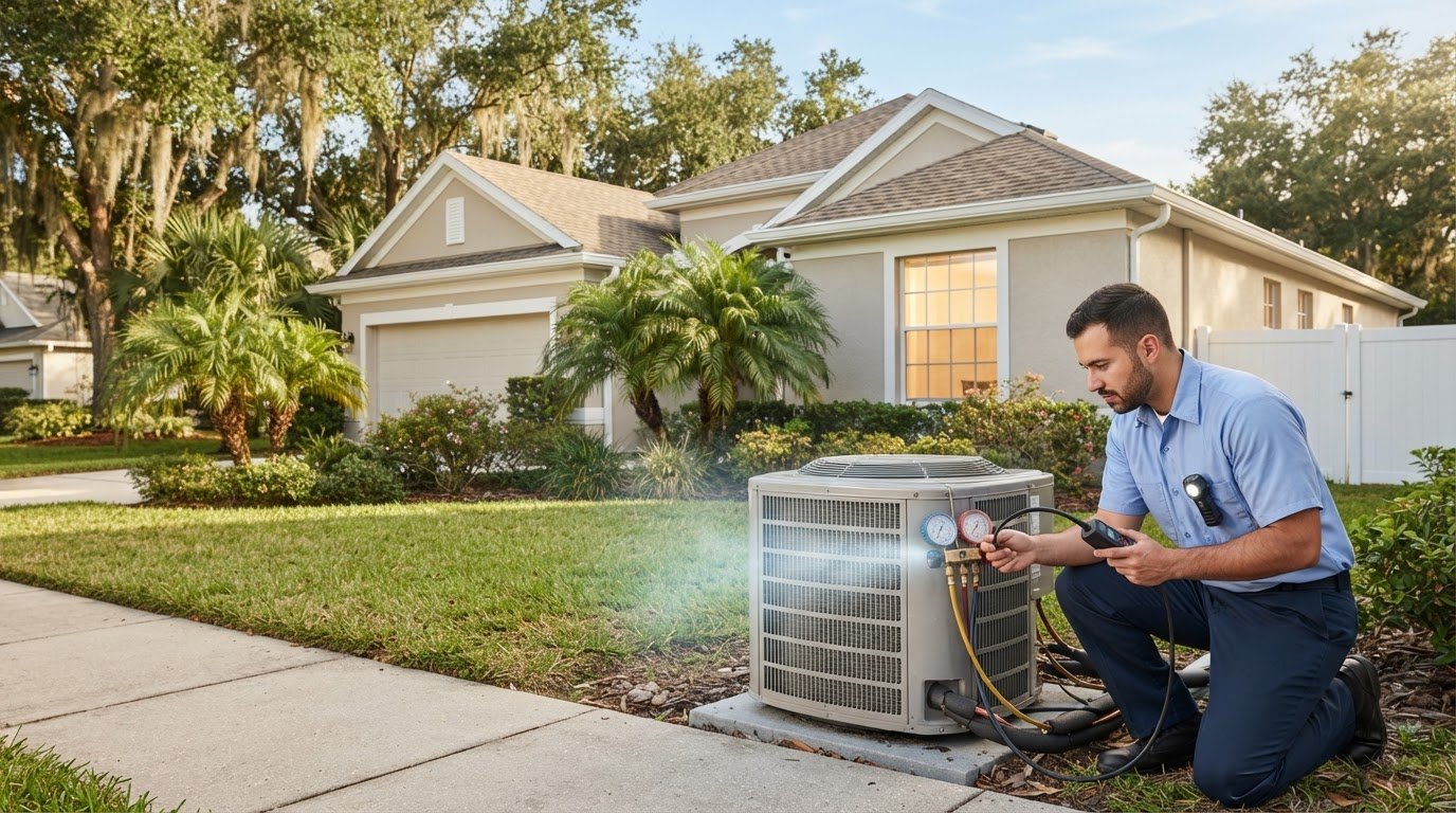 AC Refrigerant Leak Repair Cost in Sanford, Florida