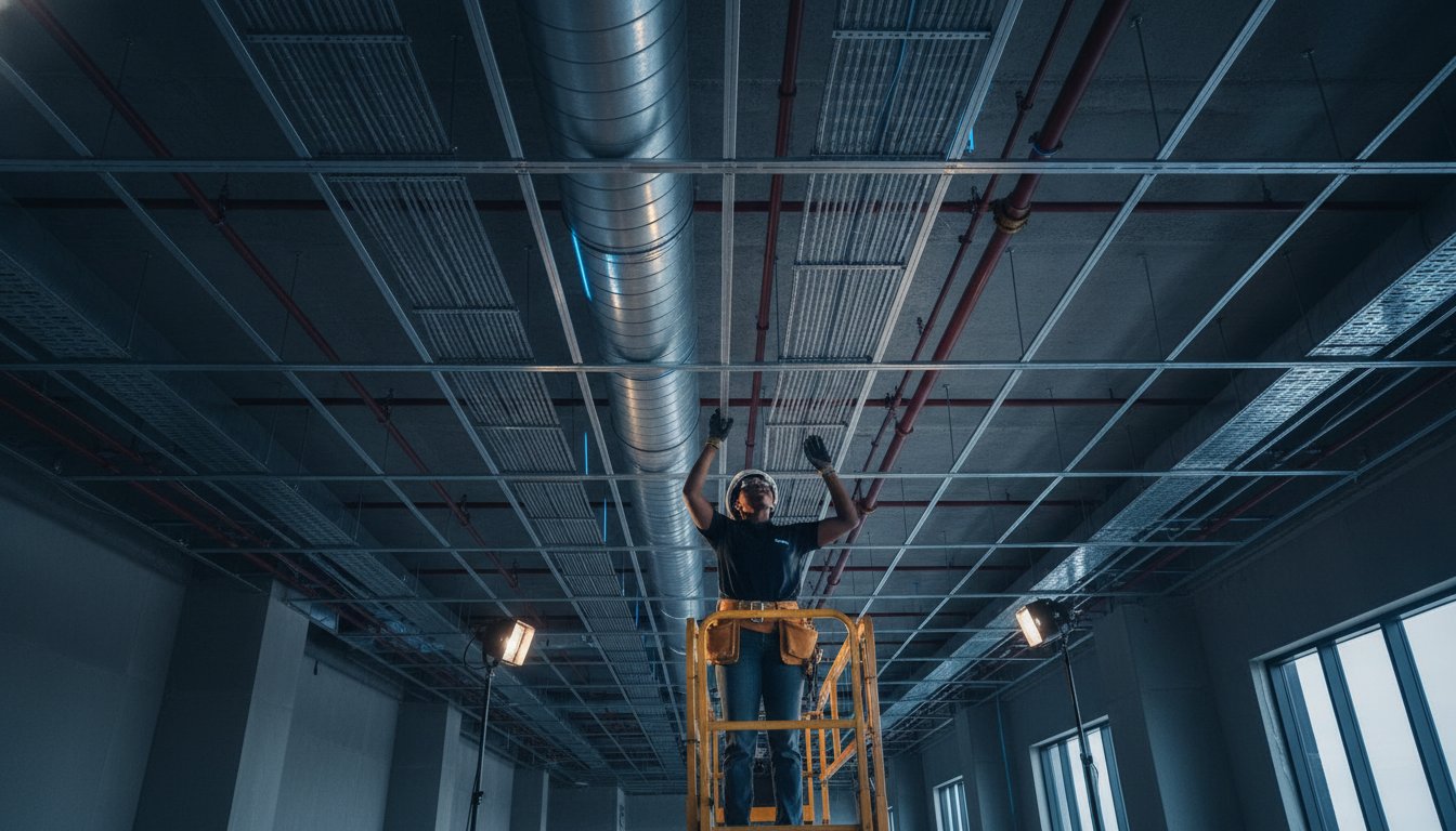 Acoustic Ceiling Tile Installation Commercial: The 2026 Coordination Guide