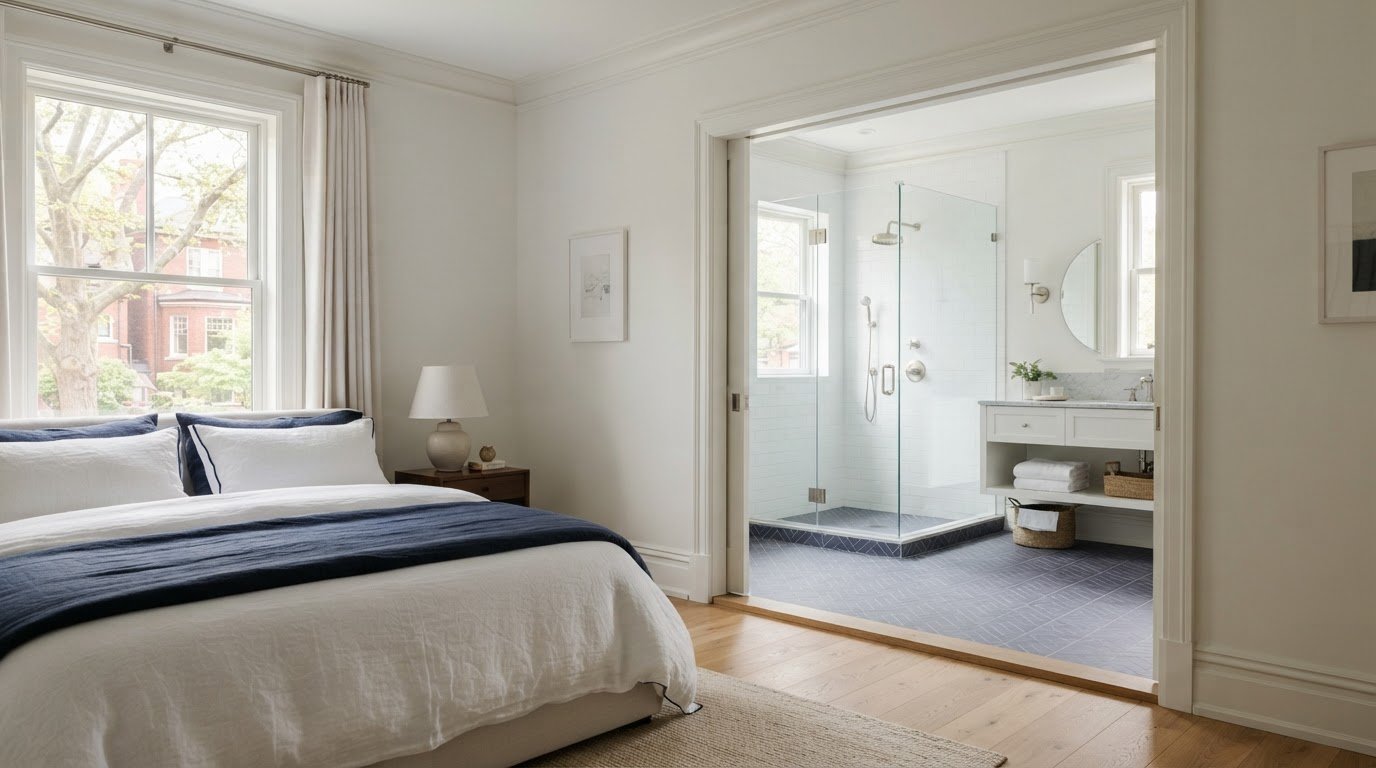 Adding an Ensuite Bathroom to a Richmond Bedroom