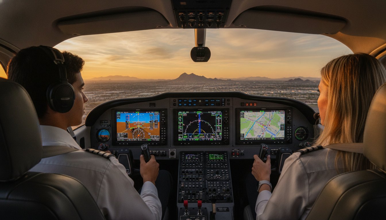 Advanced Pilot Training in Phoenix: Mastering Modern Glass Cockpits and Multi-Engine Ratings