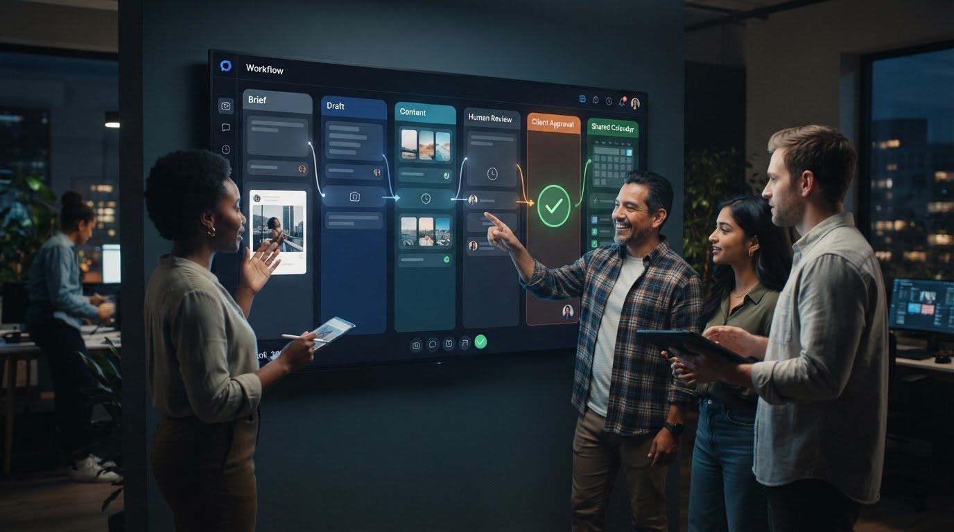 Agency social media management workflow tools to compare