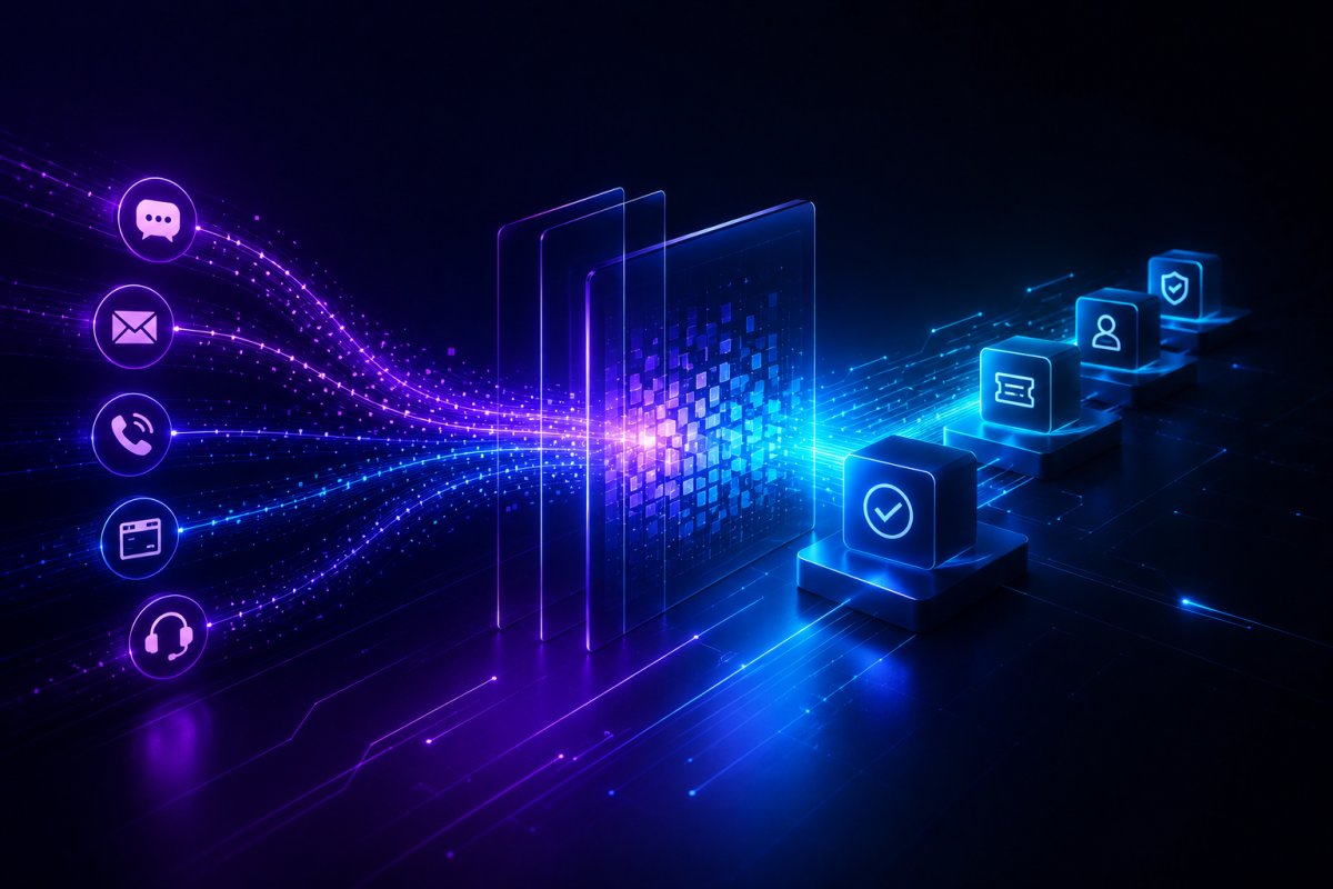 Agentic RAG transforming customer interactions into autonomous, secure actions across enterprise systems for faster customer service resolution.