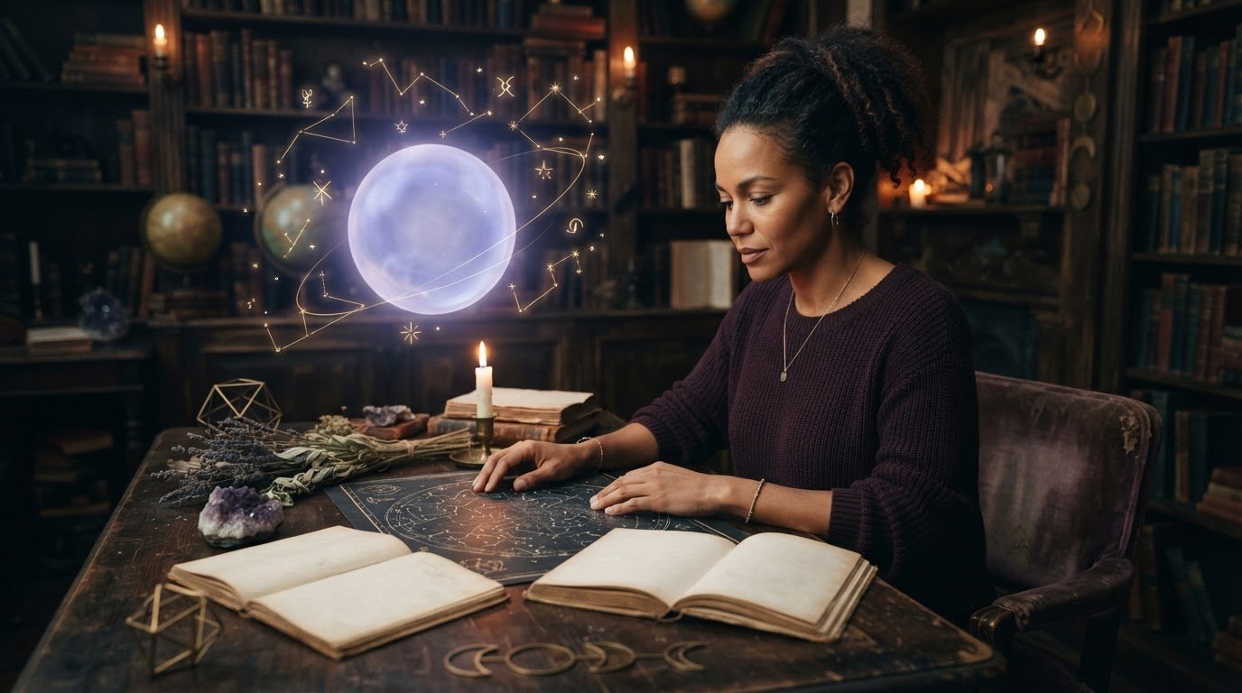 AI metaphysical assistant for meaning, healing, and symbols